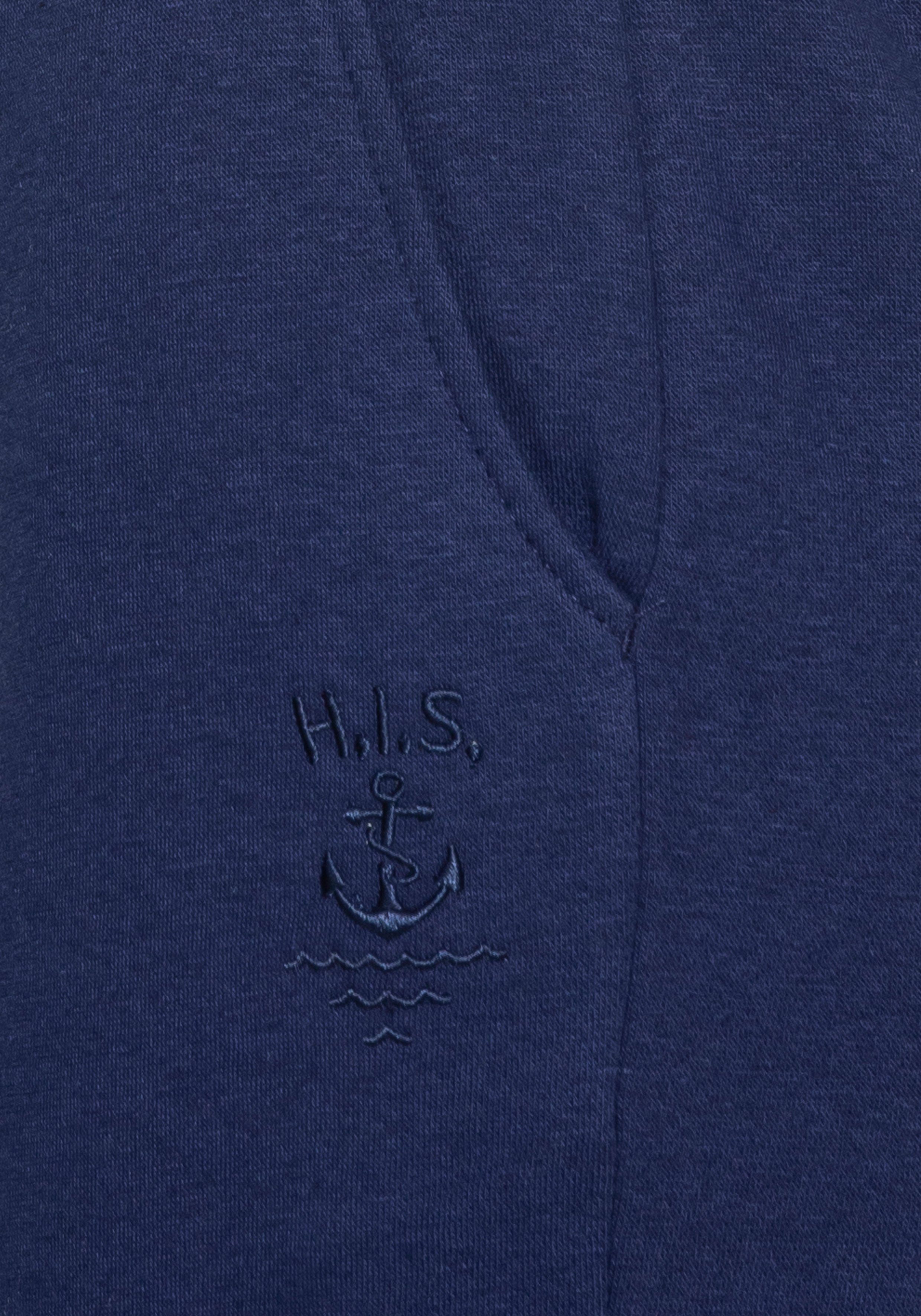 H.I.S Sweatbroek elastische band met rijgkoord (1-delig)