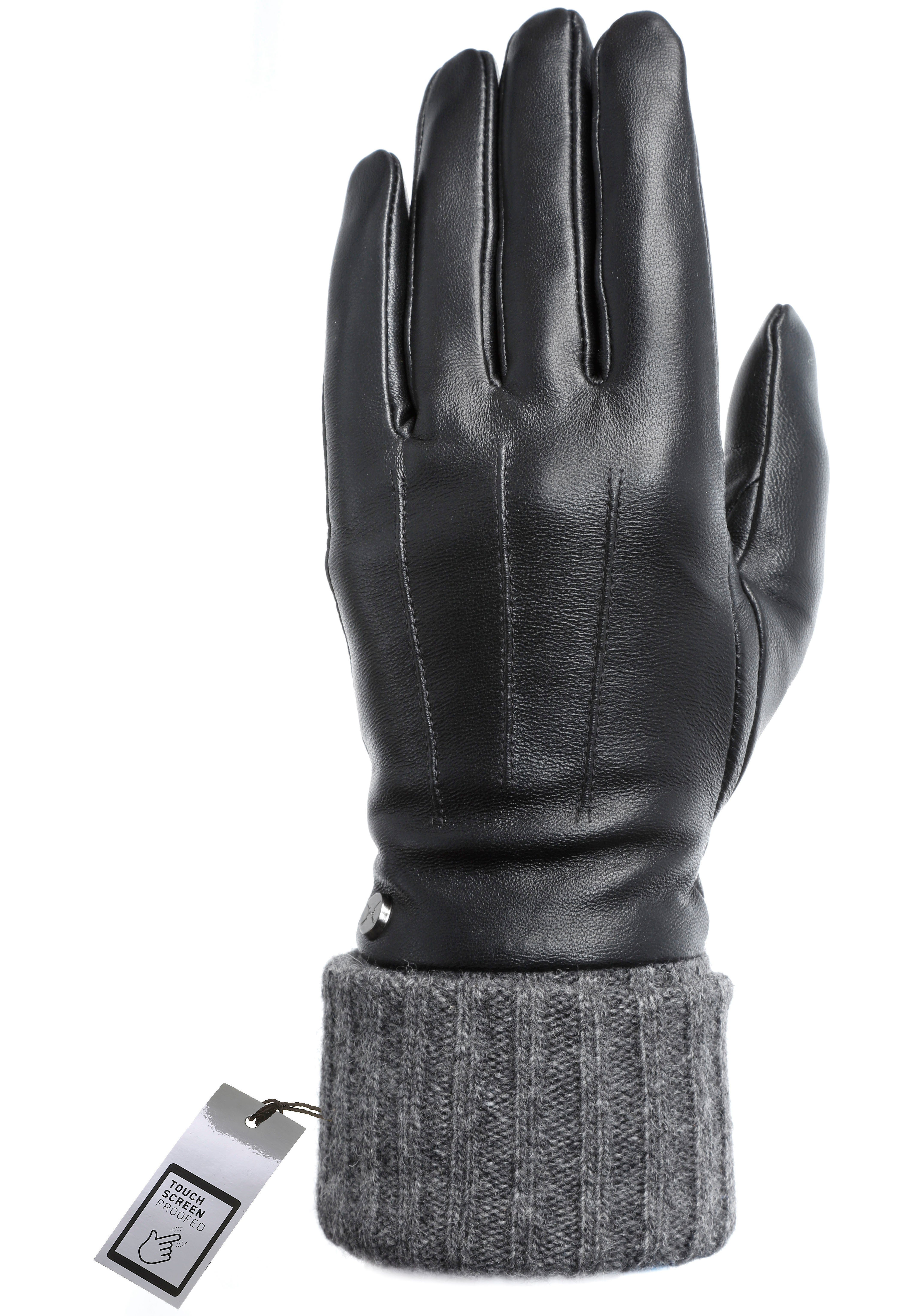 PEARLWOOD Leren handschoenen Lipa Touchscreen bewezen - bedienbaar met 10 vingers