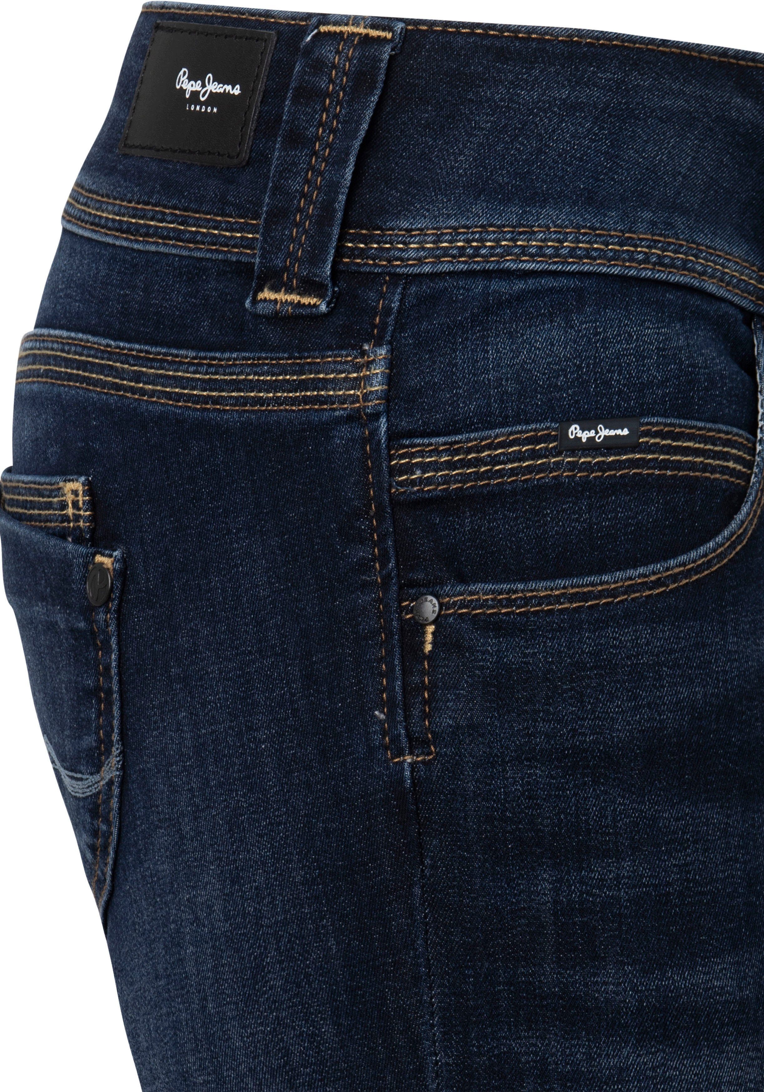 Pepe Jeans Straight jeans VENUS met badge
