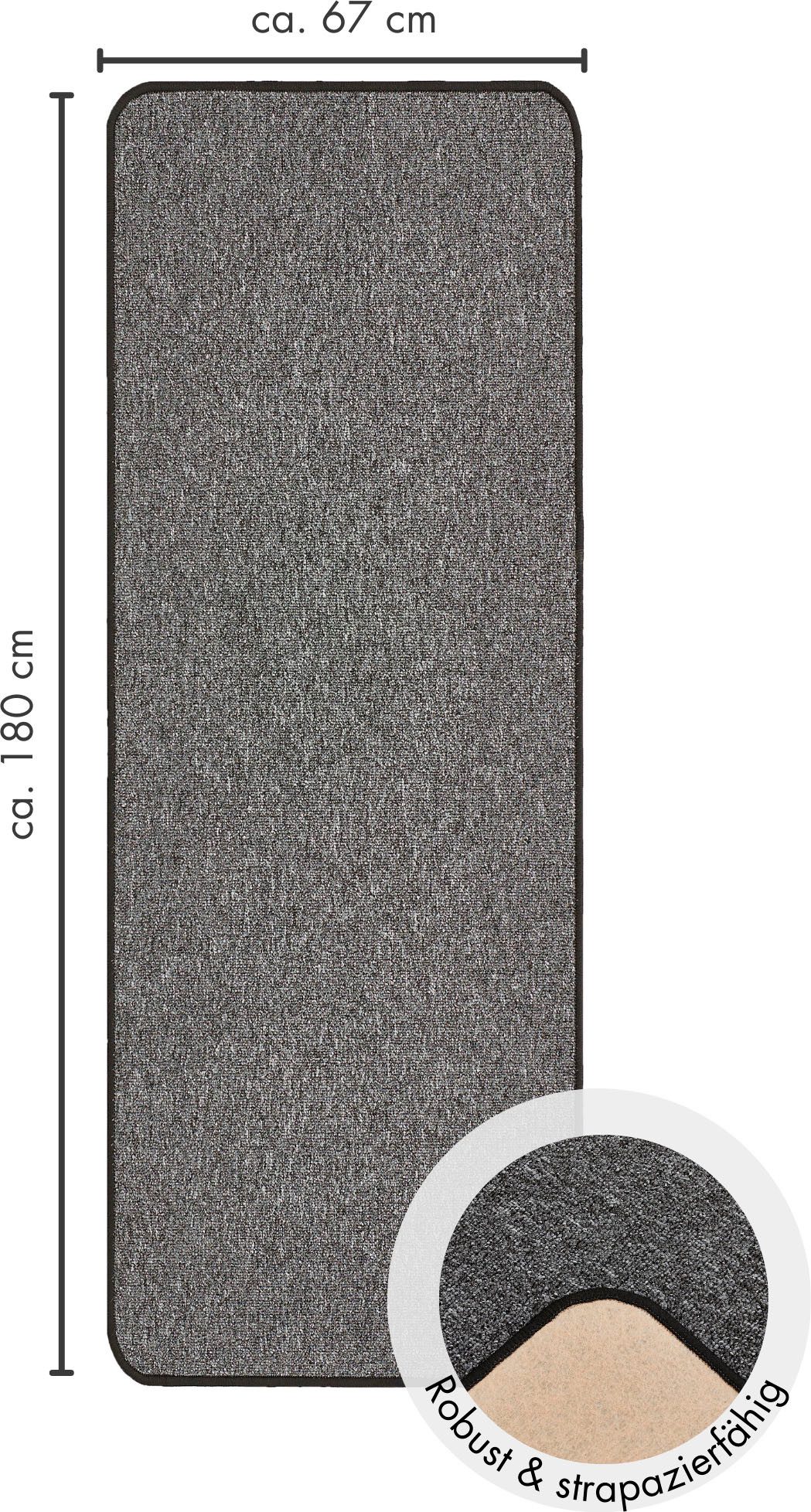 Andiamo Vloerkleed Luton, Made in Germany gemêleerde look, ook als loper, woonkamer & slaapkamer