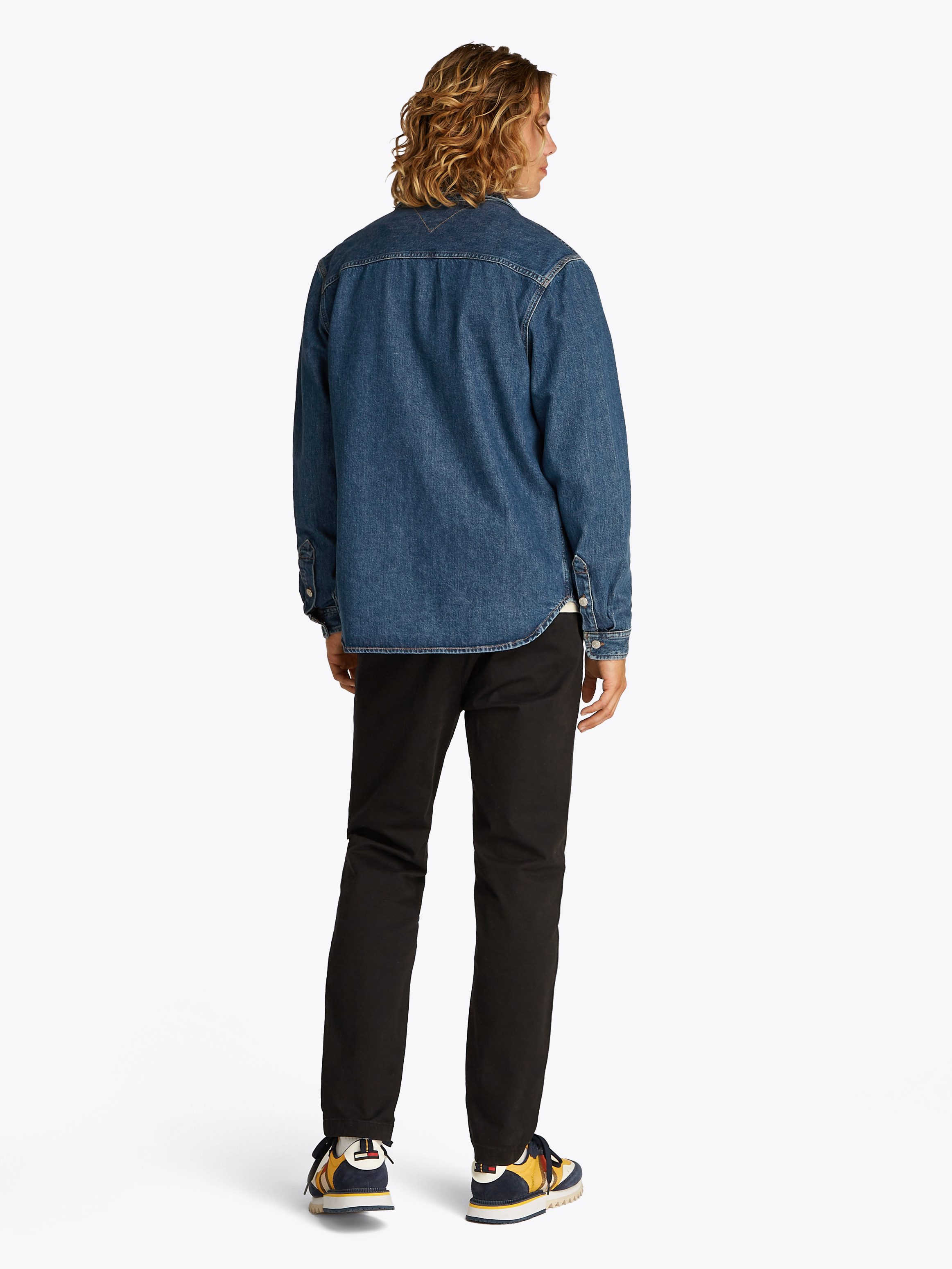 TOMMY Jeans overhemd REGULAR LS SHIRT BI5031