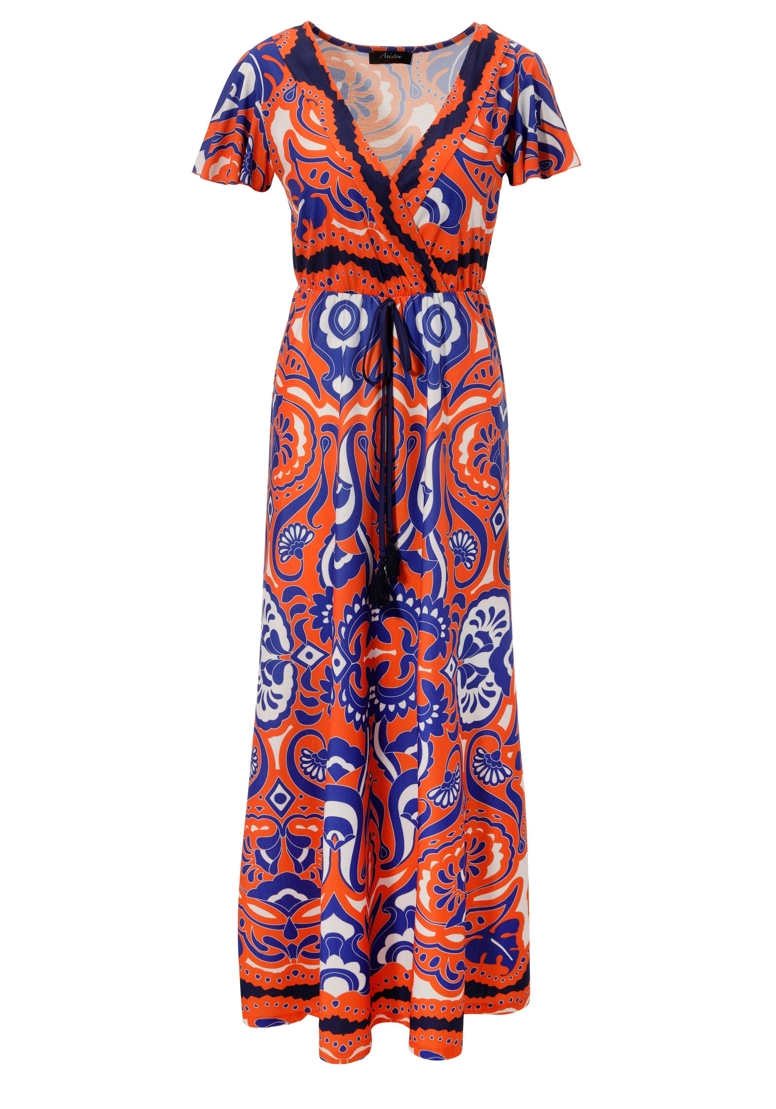 Aniston CASUAL Maxi-jurk met extravagante grootschalige print nieuwe collectie