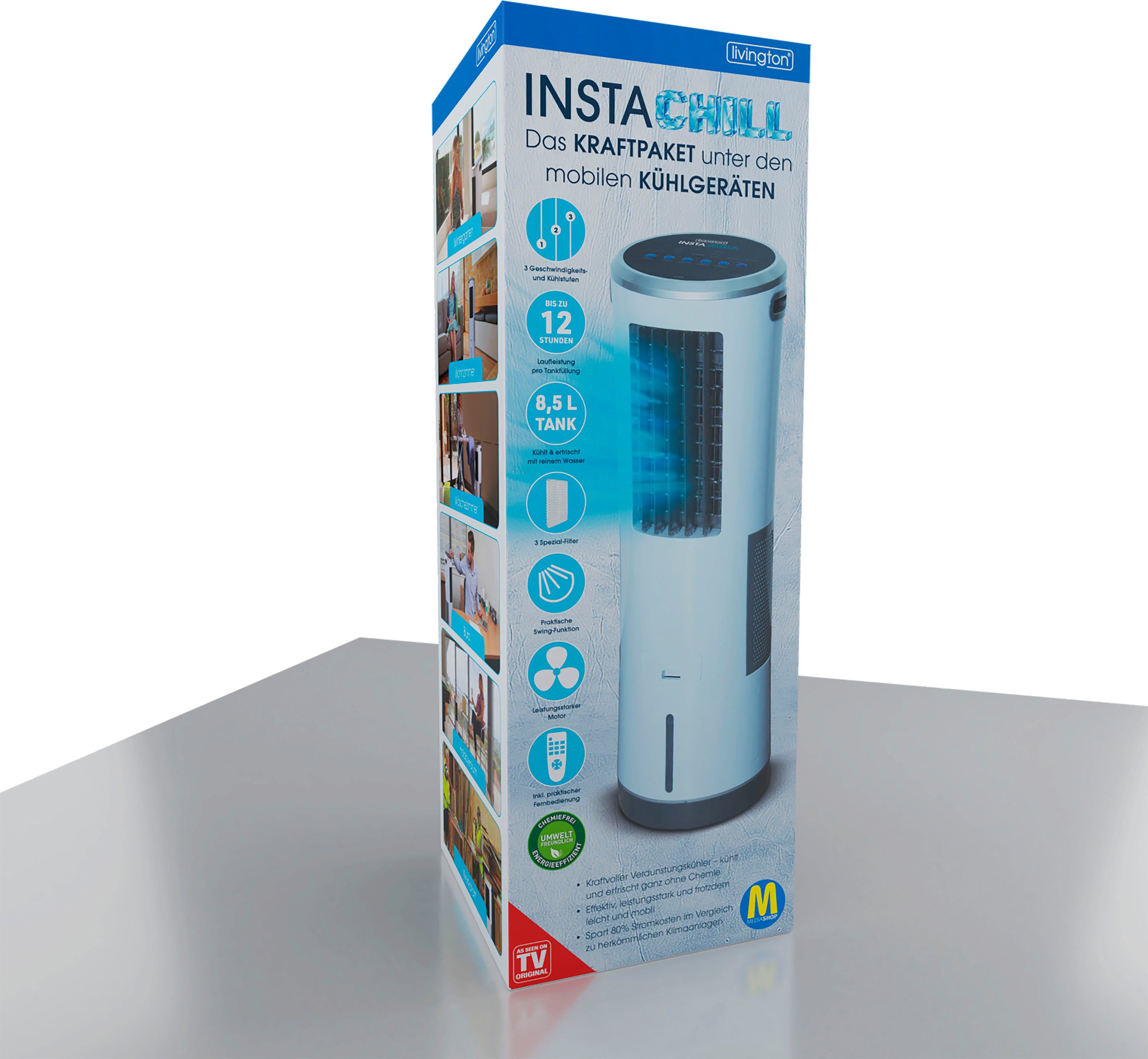 MediaShop Ventilator-combiapparaat InstaChill Luchtkoeler, 8,5 l inhoud
