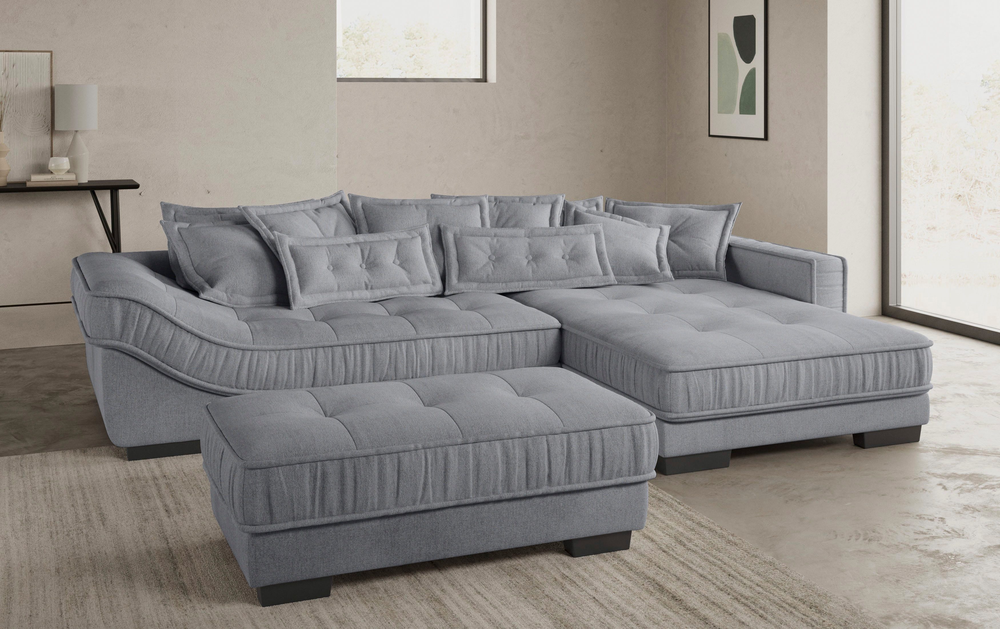 Mr. Couch Hoekbank Diwan II DuraFlex L-vorm DuraFlex koudschuim bekleding, tot 140 kg, 4 bekledingskwaliteiten
