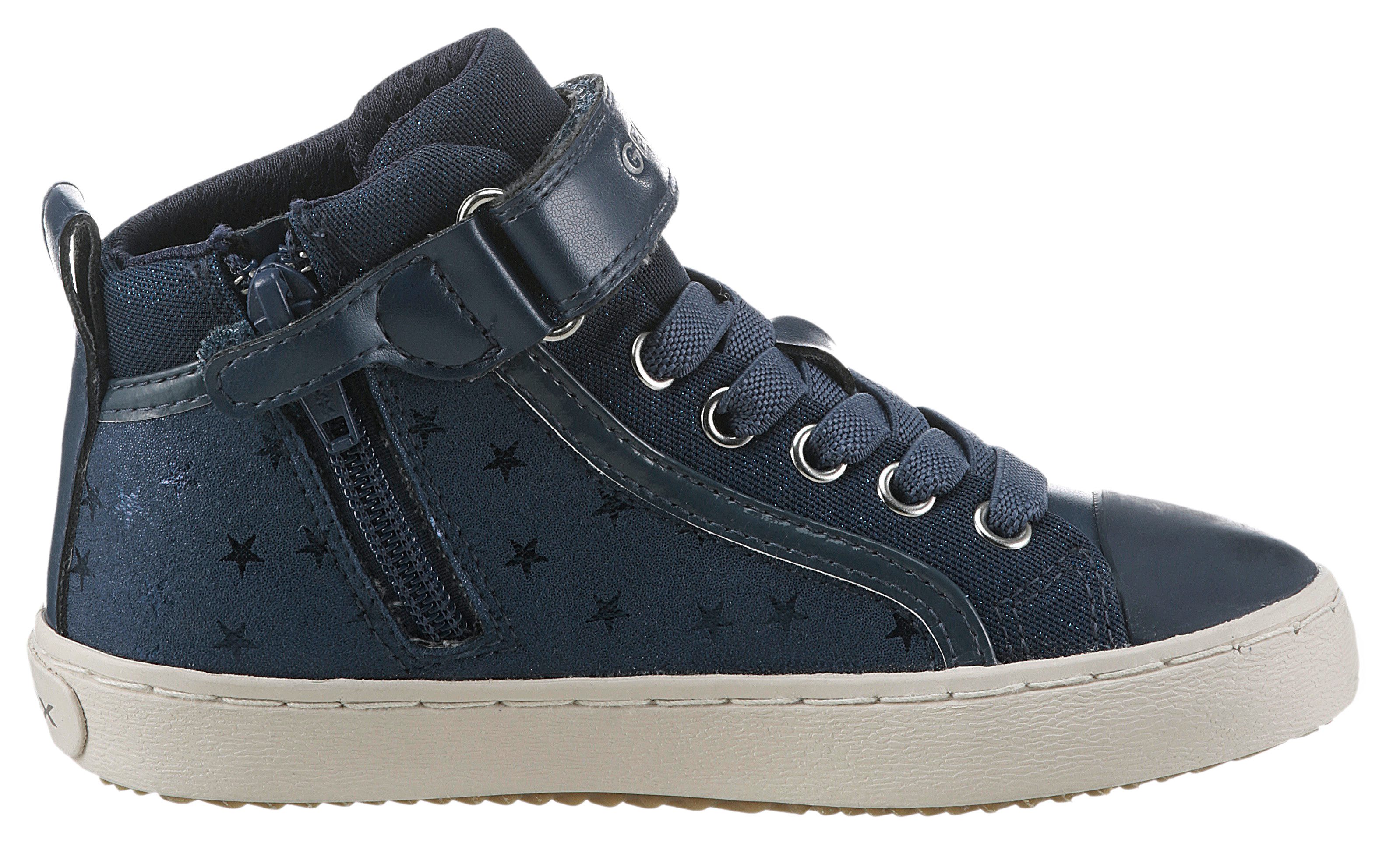 Geox Sneakers J KALISPERA GIRL I High top sneaker, veterschoenen, freizeitschoen met elastische band