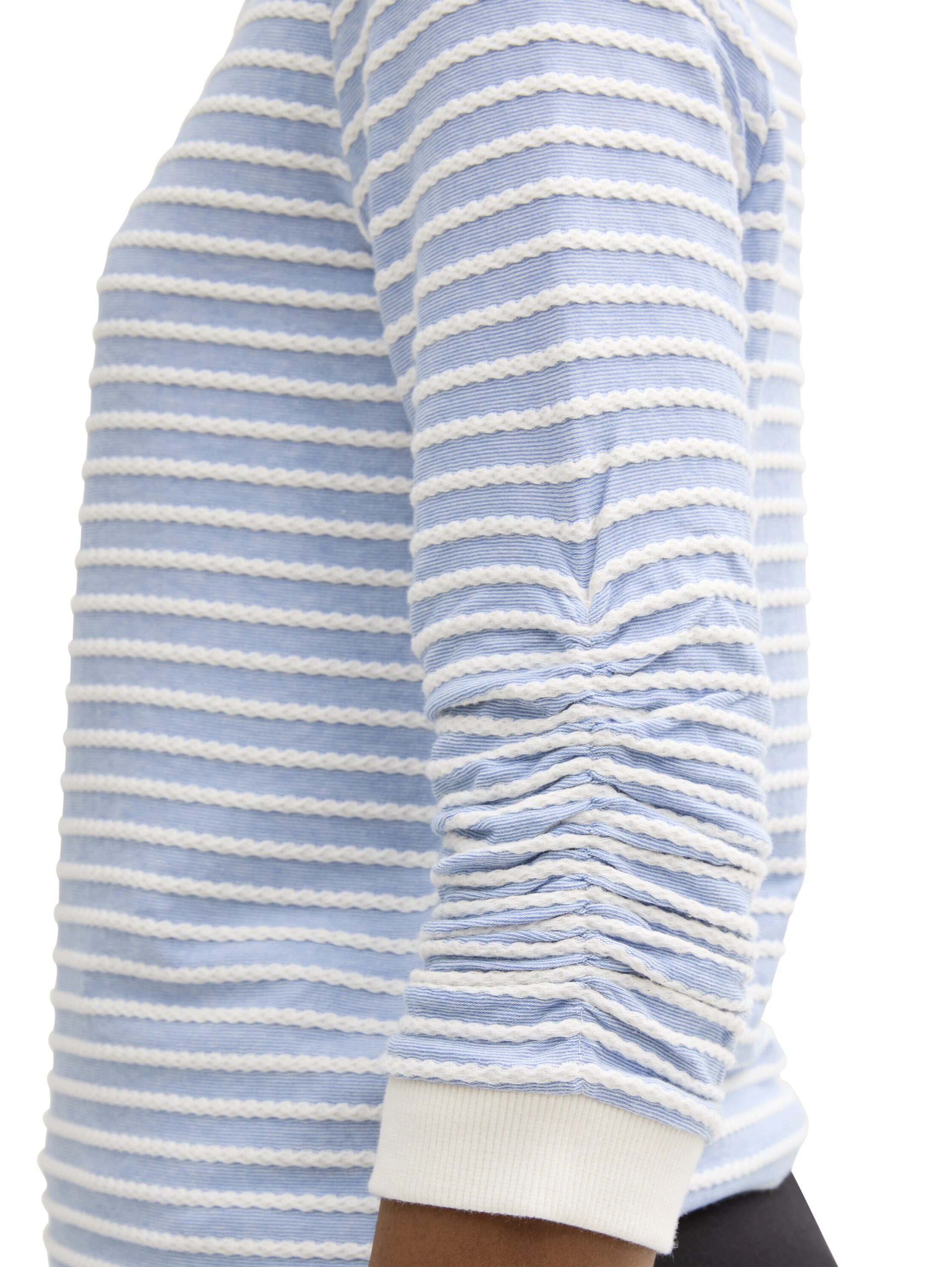 Tom Tailor Denim Sweatshirt met gestreepte look