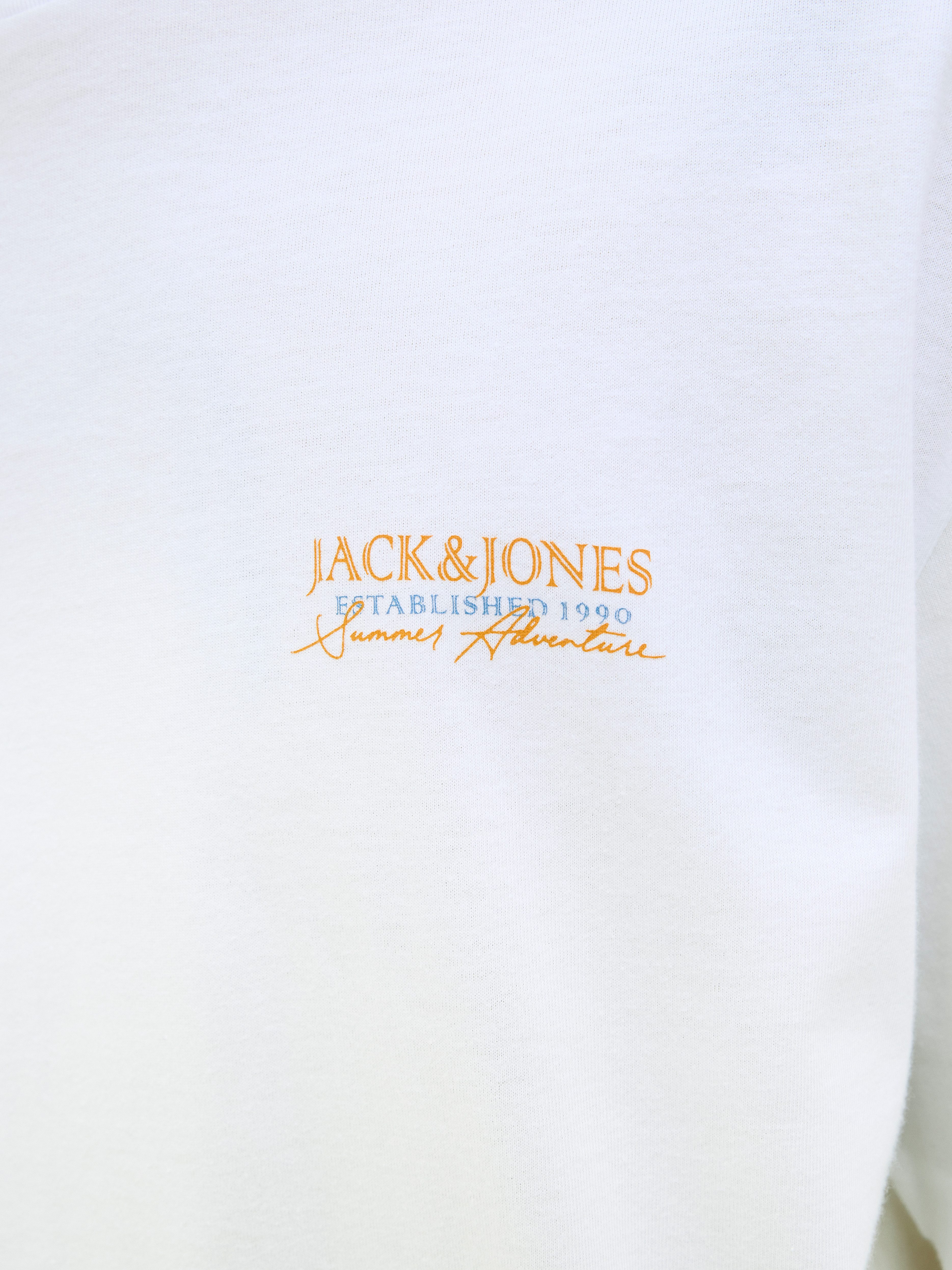Jack & Jones Shirt met ronde hals JJSUMMER VIBES TEE SS CREW NECK LN