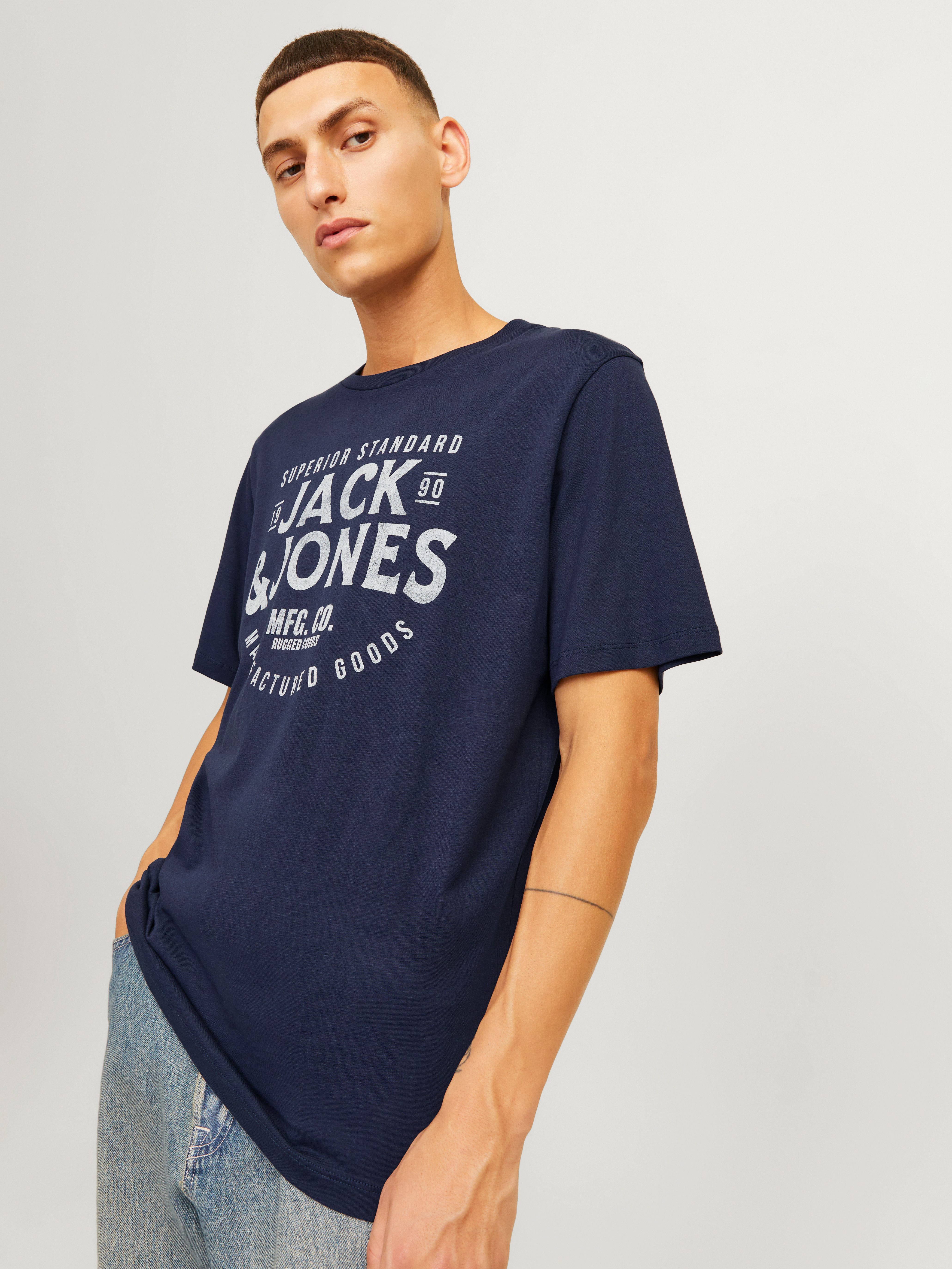 Jack & Jones Shirt met ronde hals JJJEANS TEE SS O-NECK