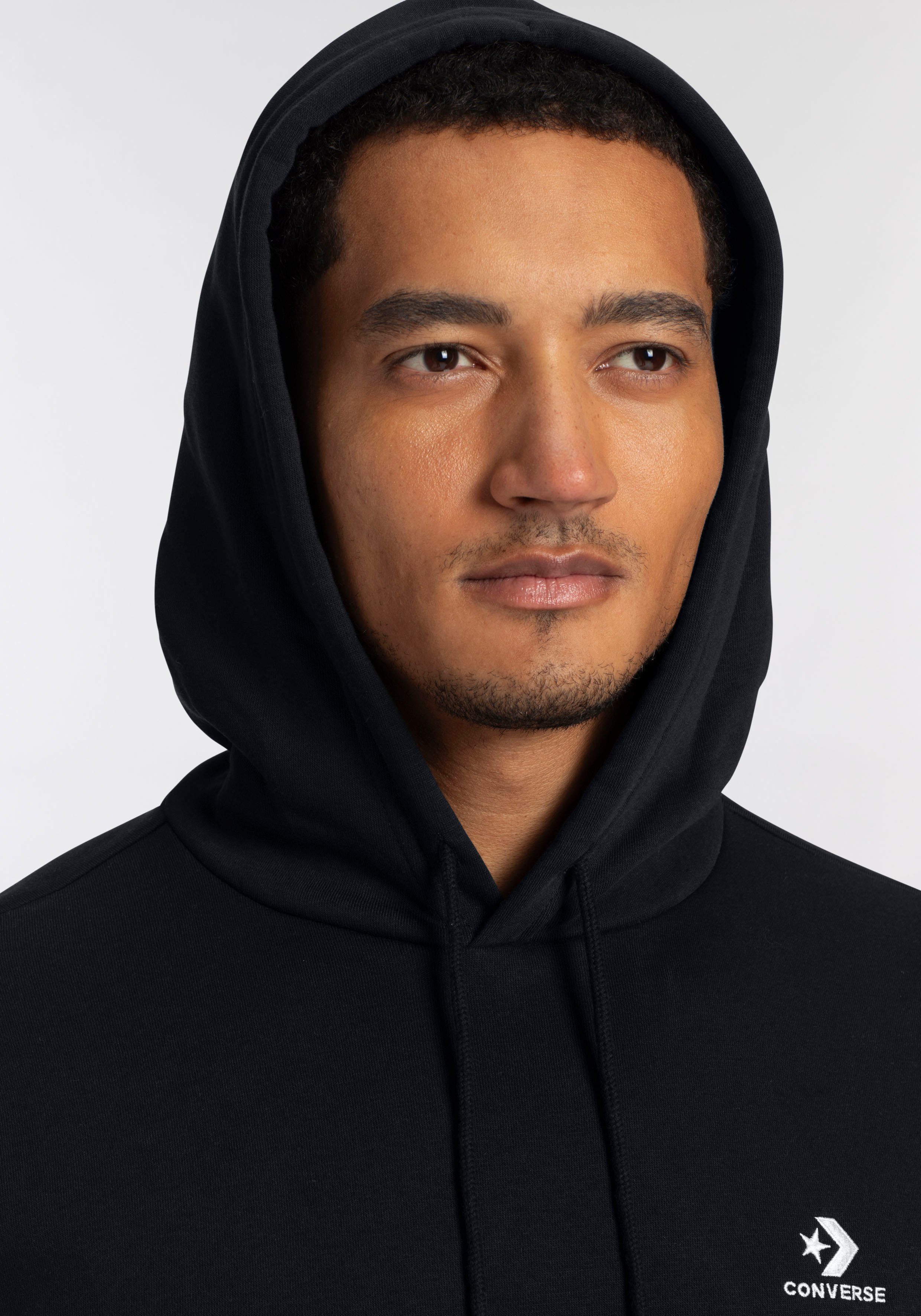 Converse Hoodie EMBROIDERED STAR CHEVRON BRUSHED BACK FLEECE HOODIE (1-delig)