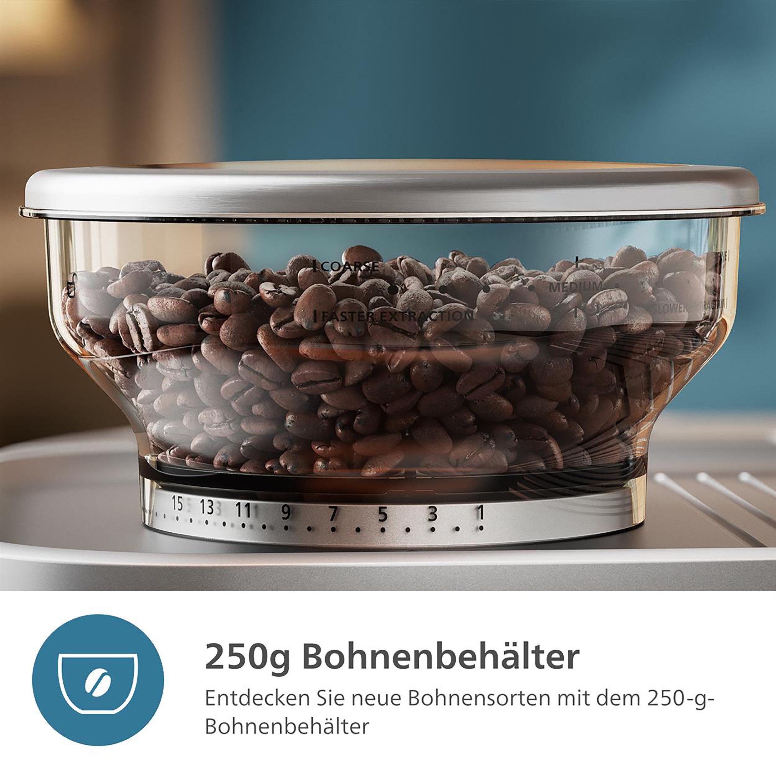Philips Espressomachine PSA3218/01 Barista Brew, halbautomatisch, mit 250-g-Bohnenbehälter