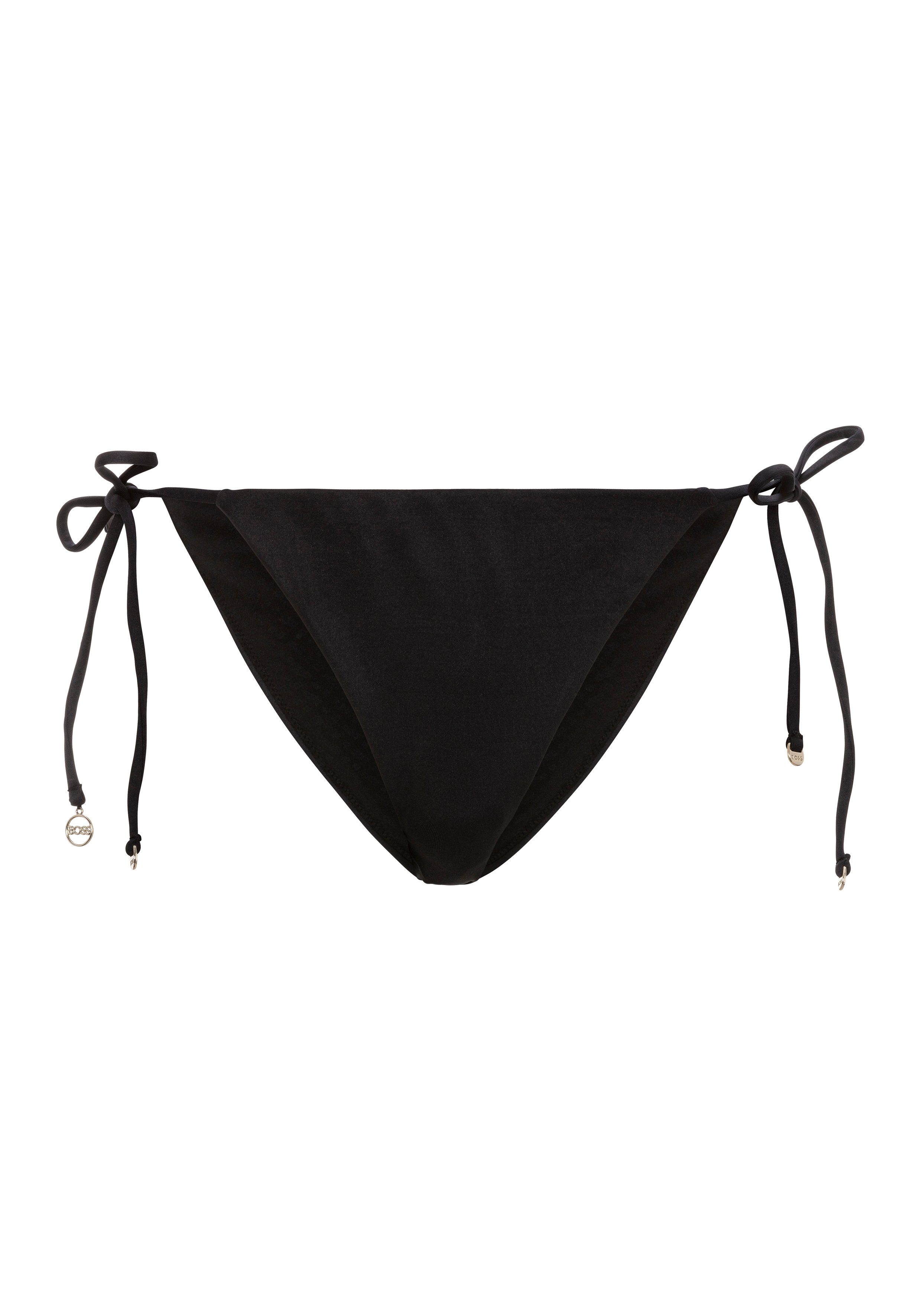 BOSS Bikinibroekje BELLA SIDE TIE met boss metalen logo