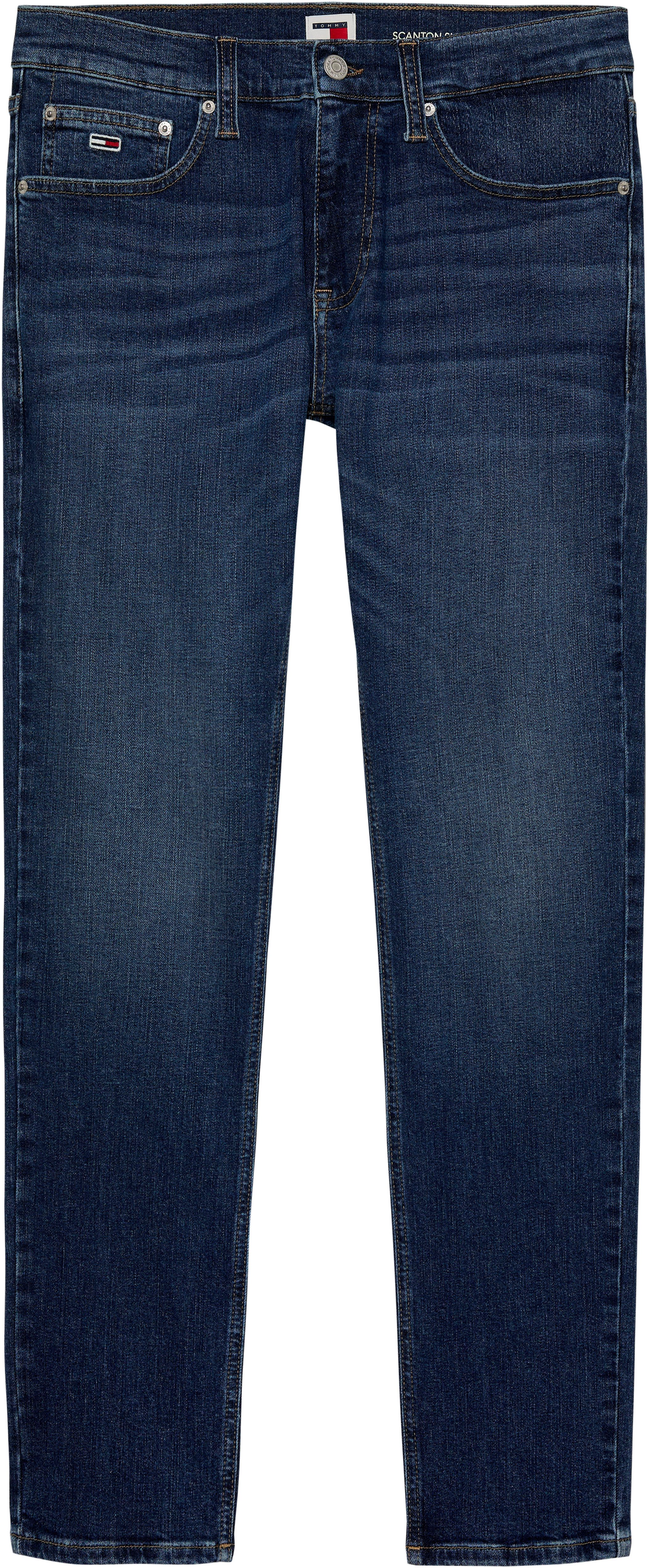 TOMMY JEANS Slim fit jeans SCANTON SLIM met gestempeld logo
