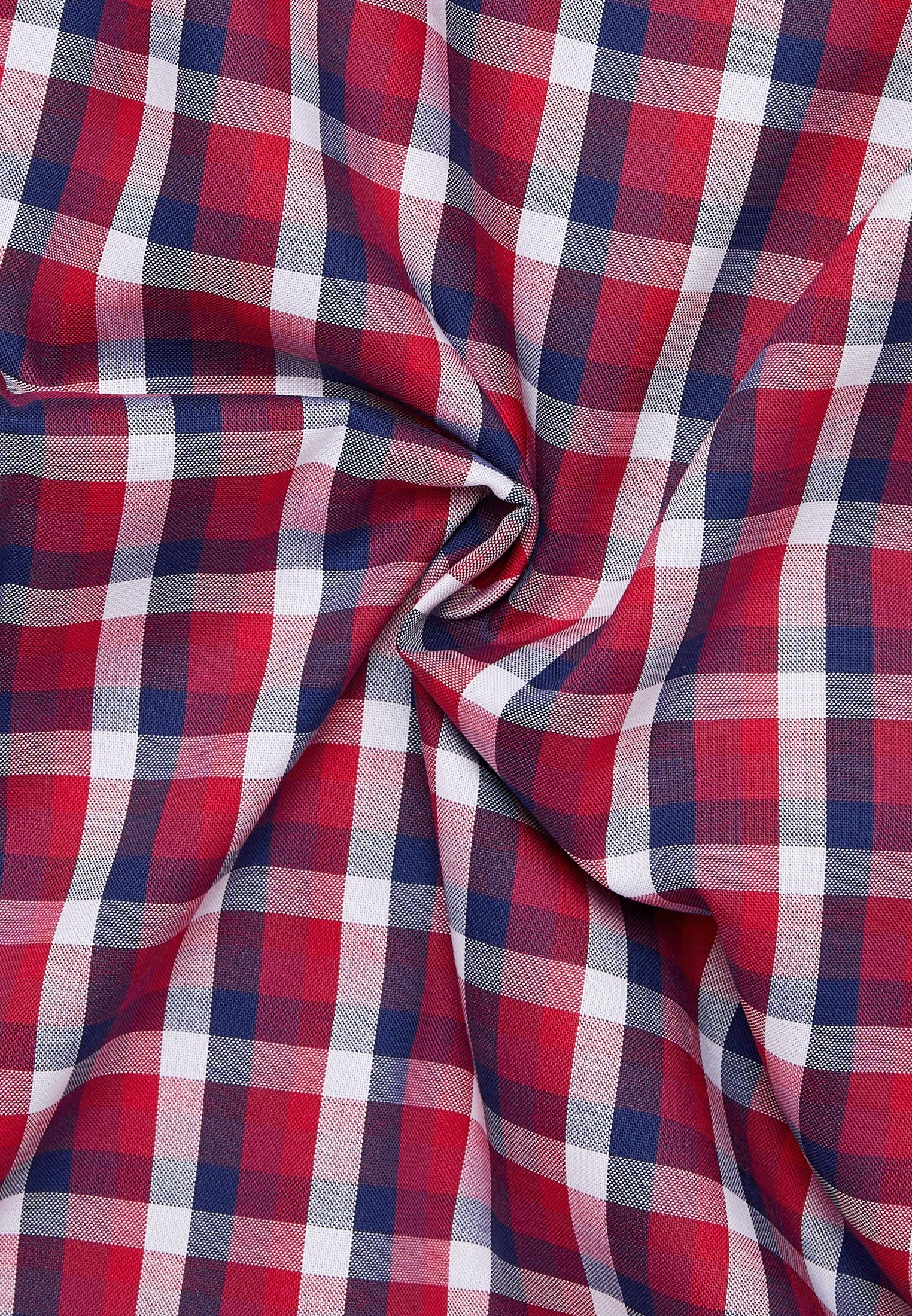 Eterna Overhemd met lange mouwen Comfort fit NON IRON (strijkvrij)
