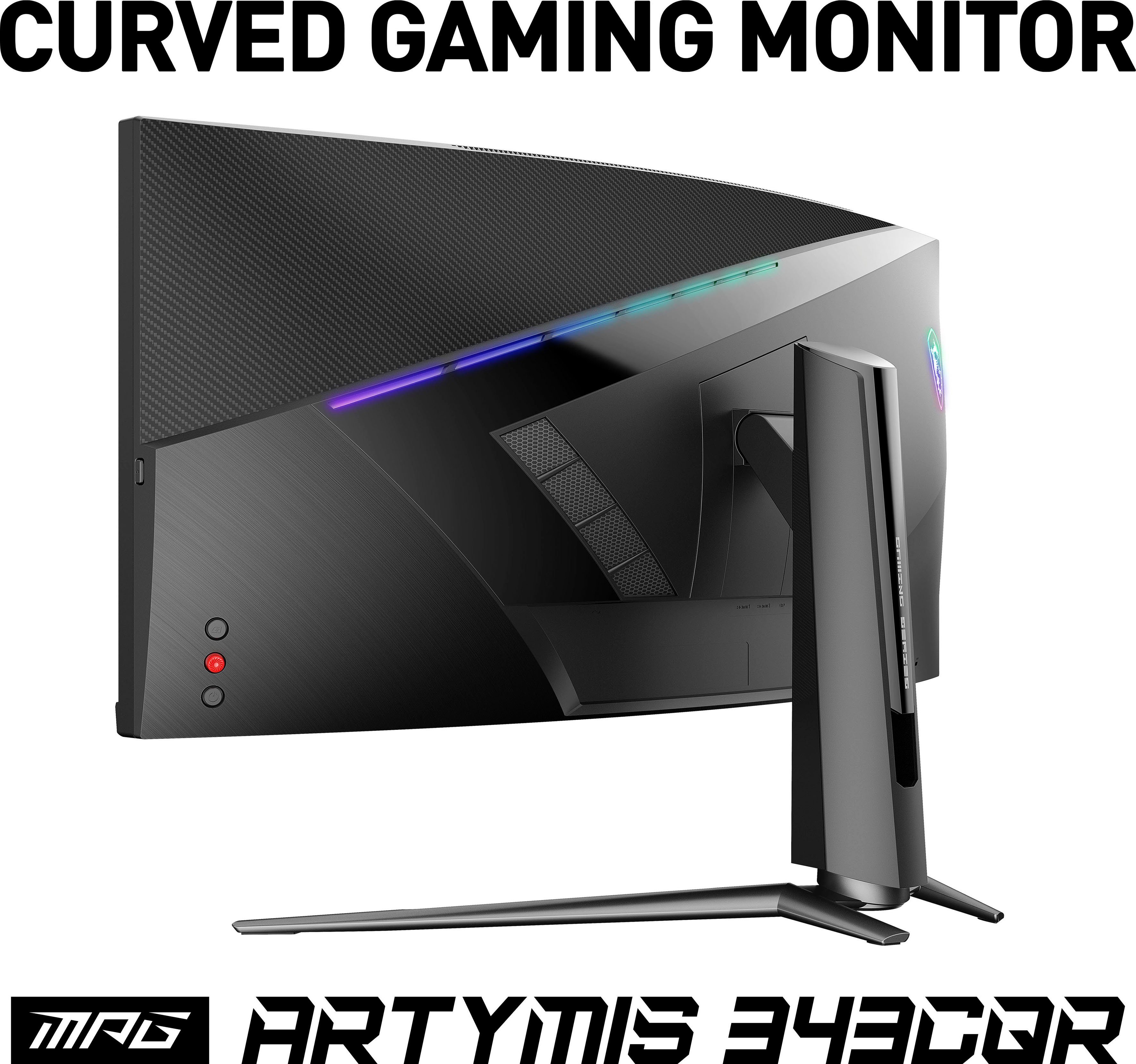 MSI Curved-gaming-ledscherm MPG Artymis 343CQR, 86 cm / 34", UWQHD