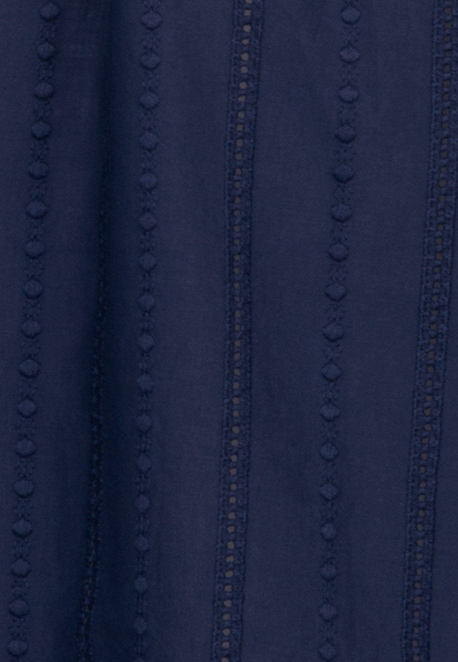seidensticker Blouse zonder sluiting Zwarte roos 3/4-mouwen ronde hals strepen
