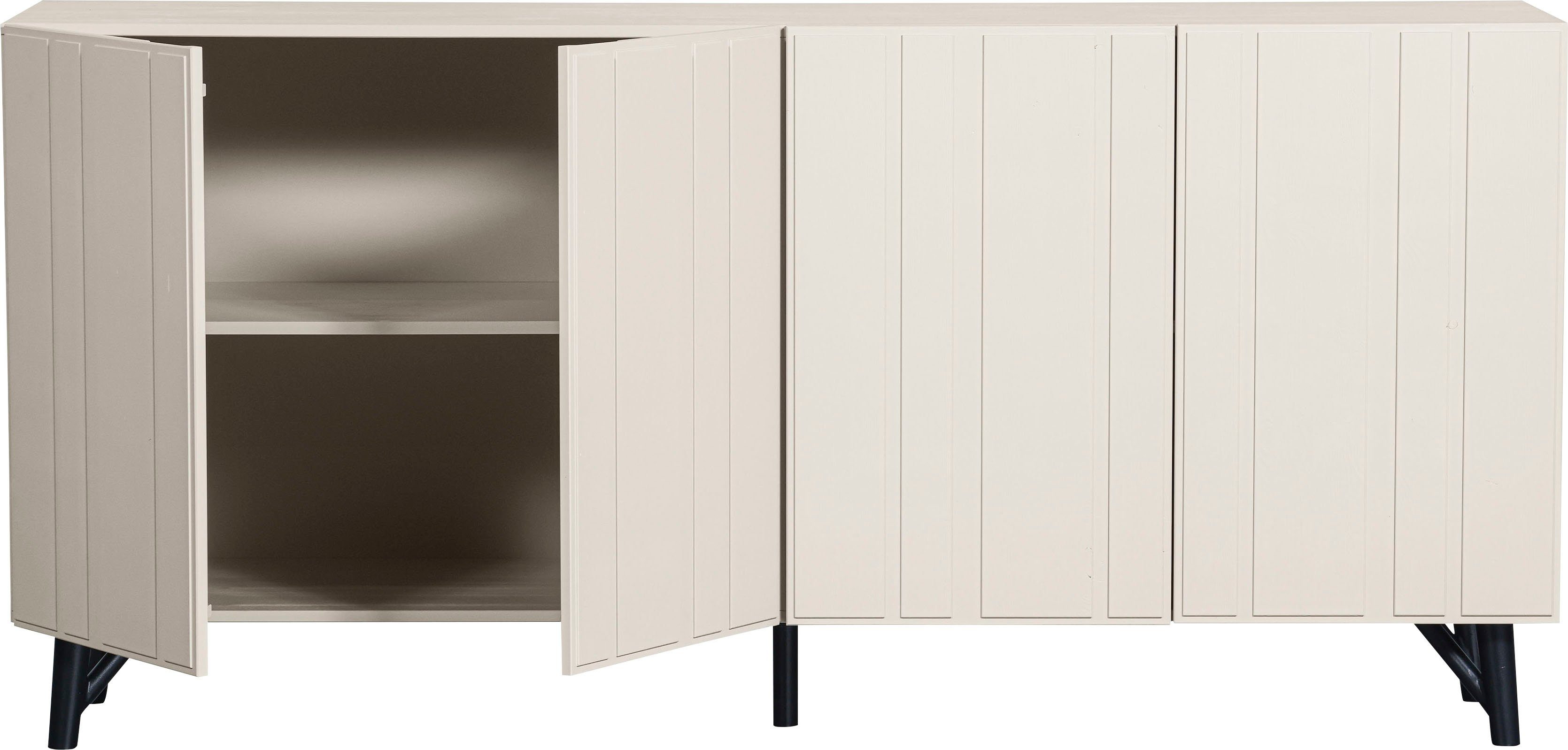 WOOOD Dressoir MILLER Commode met duidelijke lijnen, breedte 181 cm