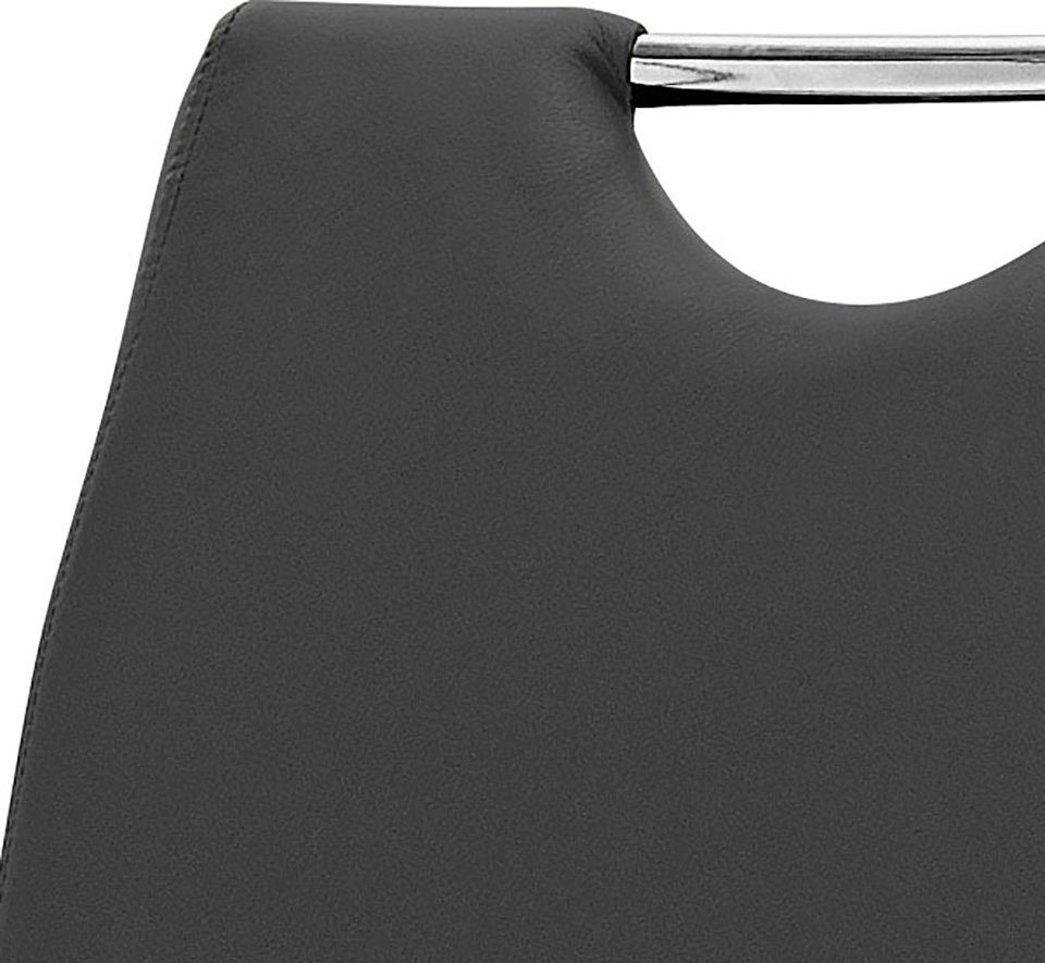 MCA furniture Vrijdragende stoel Keulen Overtrokken met kunstleer, comfortzithoogte, stoel belastbaar tot 120 kg (set, 4 stuks)