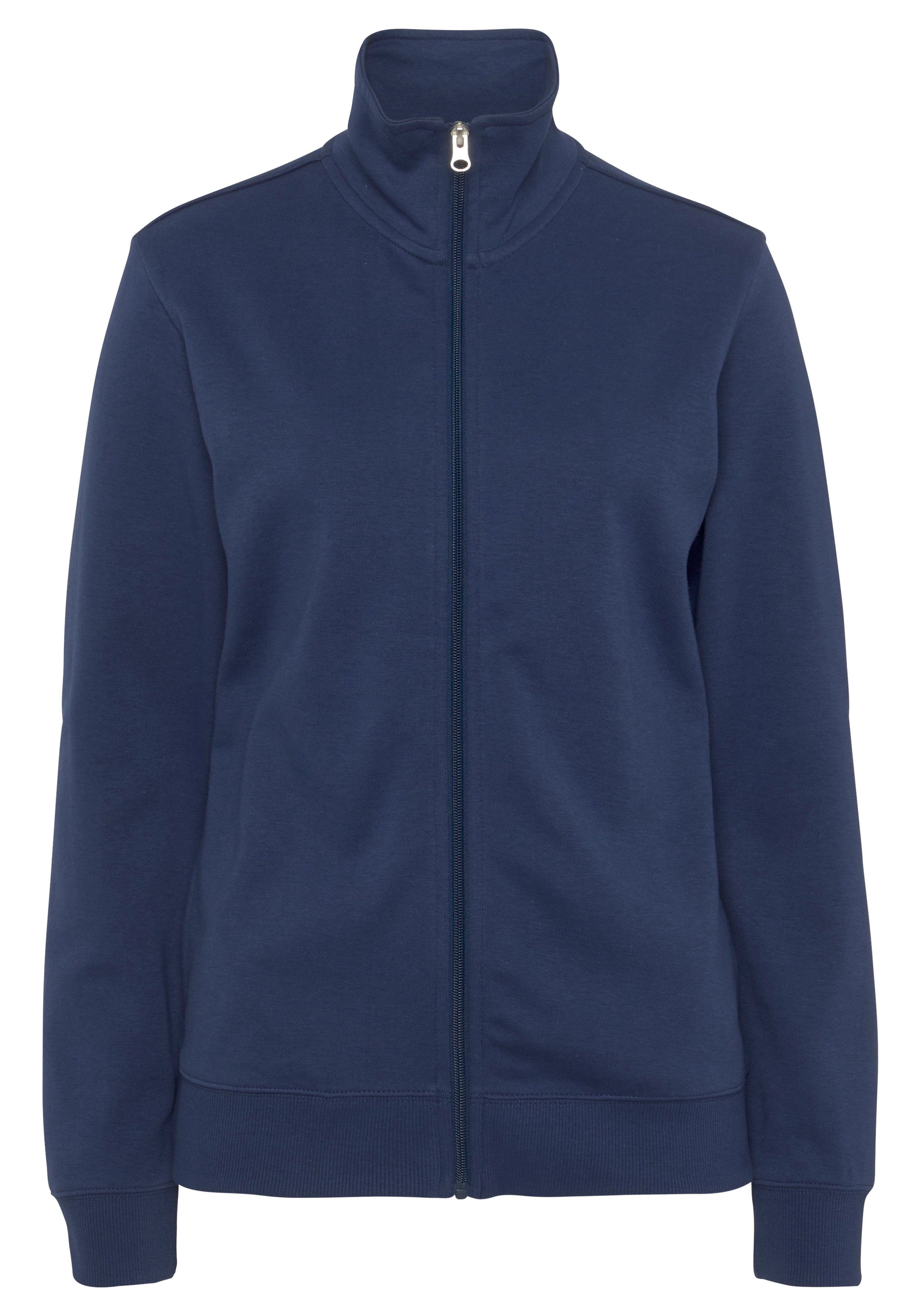 Bench. Loungewear Sweatvest met geborduurd staande kraag, loungepak (1-delig)