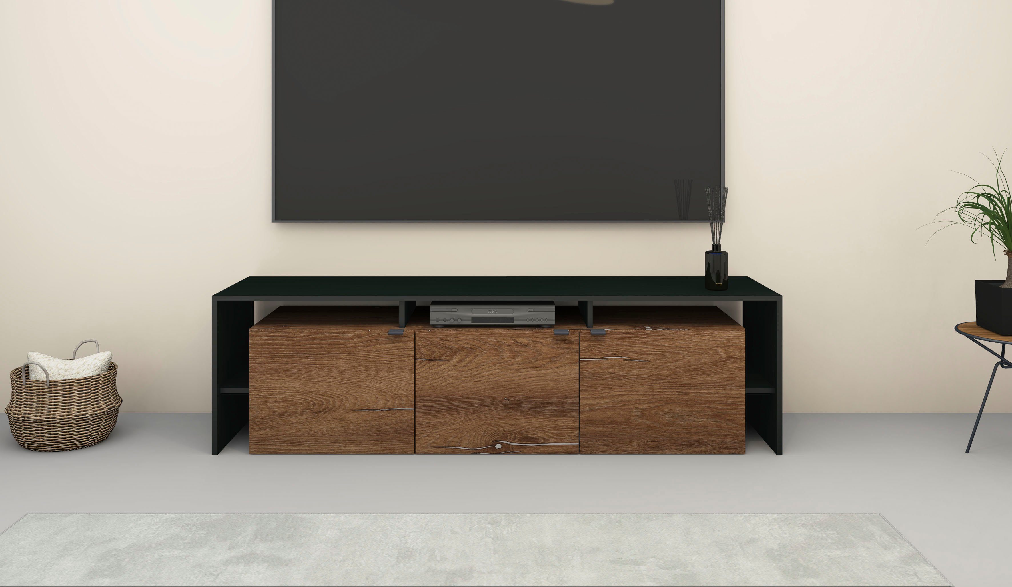 borchardt Möbel Tv-kast Sophia Breedte 159 cm, met opbouw