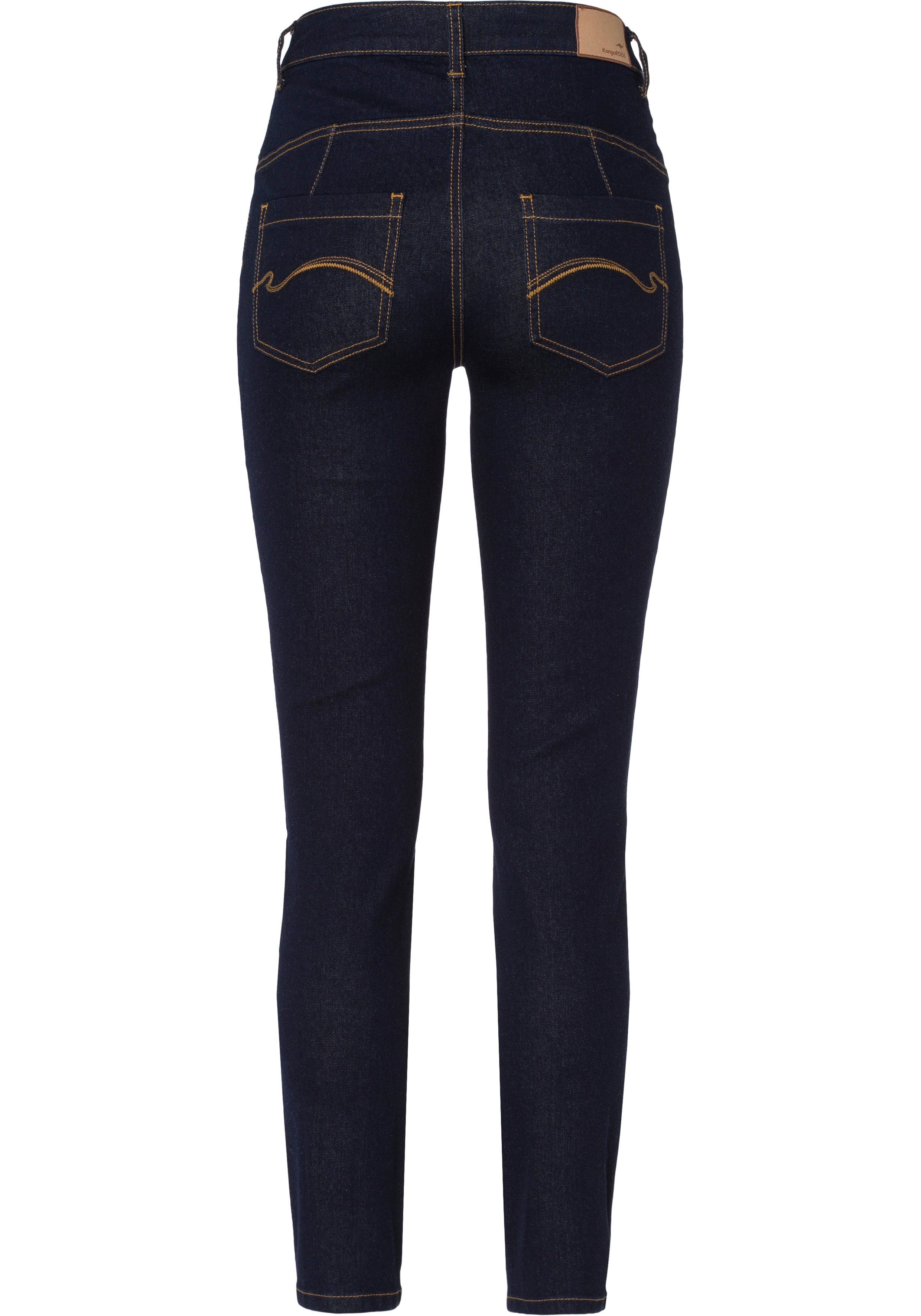 KangaROOS Slim fit jeans CROPPED HIGH WAIST SLIM FIT smalle pasvorm, skinny jeans, trendy used-wassing