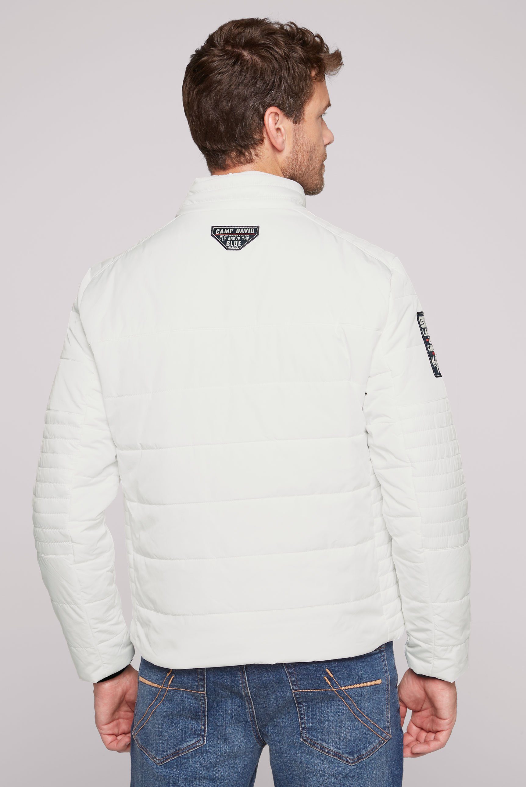 CAMP DAVID Outdoorjack met windbreaker-boord in de mouw