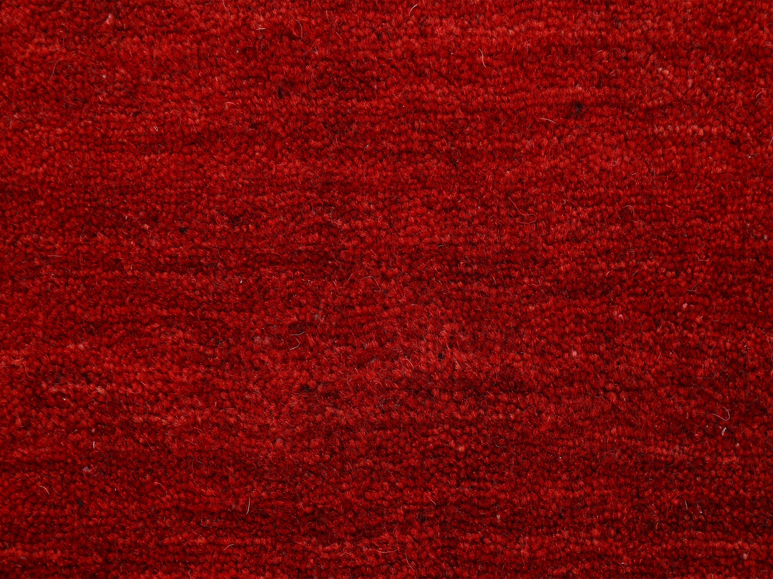 carpetfine Wollen kleed Gabbeh Uni, ook als loper verkrijgbaar