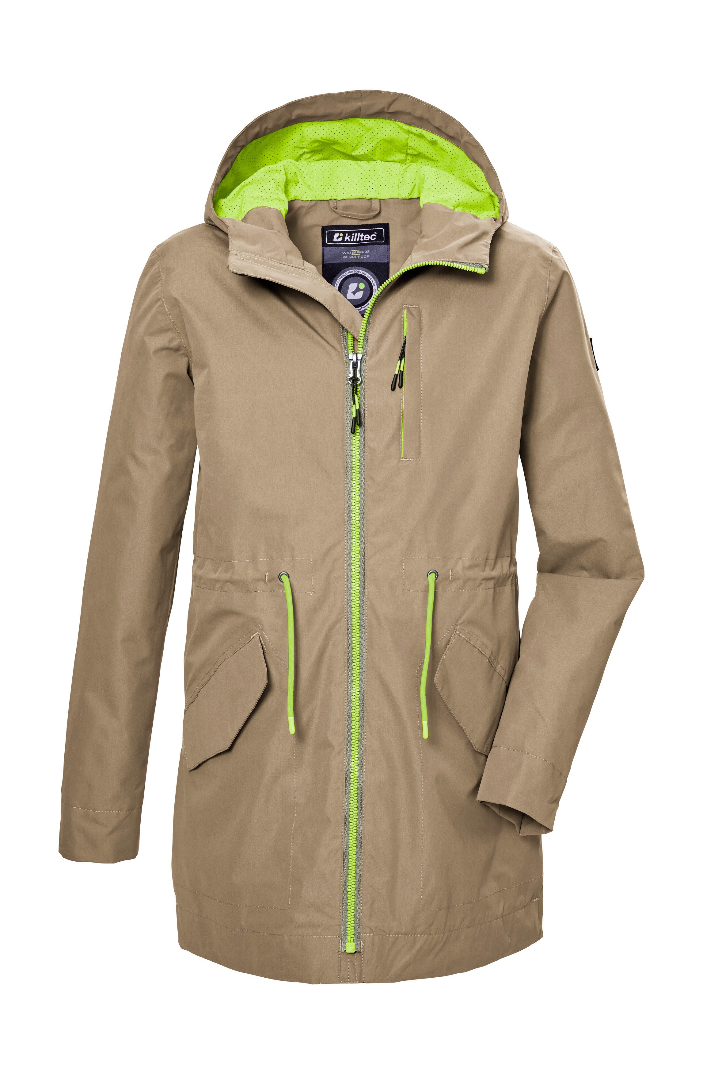 Killtec Parka KOS 148 GRLS PRK Wind- en waterdichte parka, reflecterend, PFAS-vrij geïmpregneerd