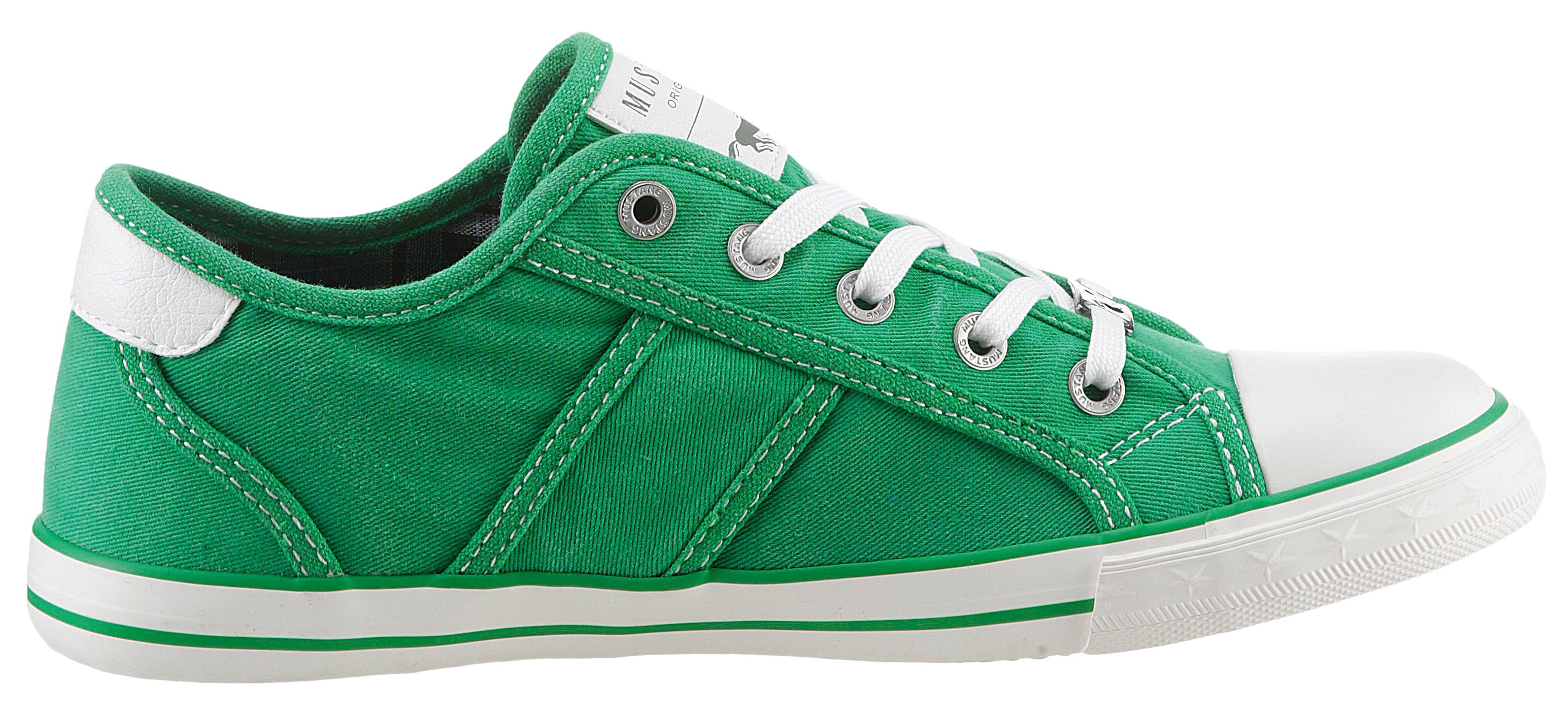 Mustang Shoes Sneakers , vrijetijdsschoen, lage schoen, veterschoen met mustang merklabel