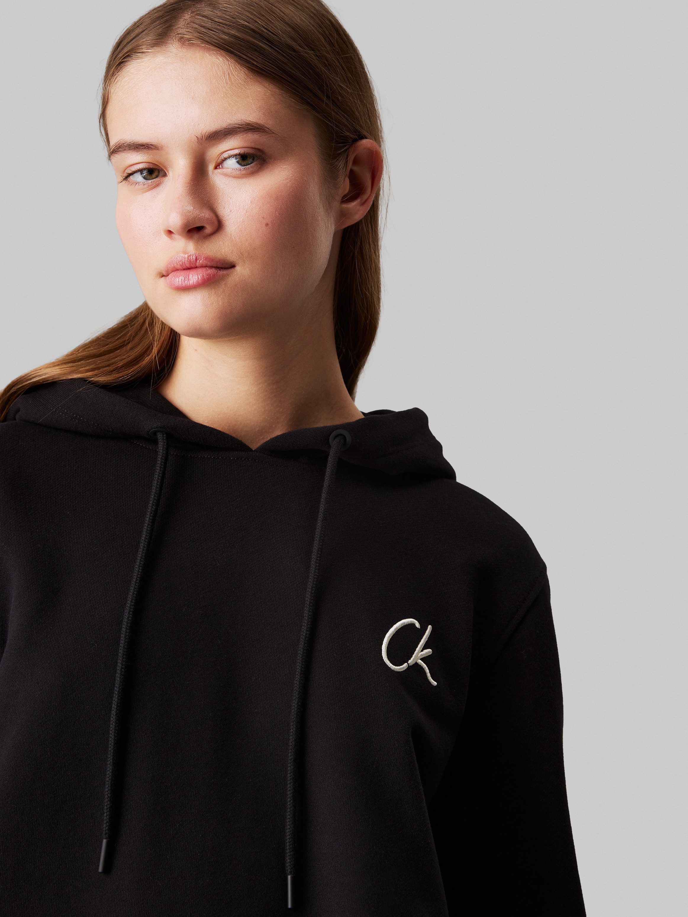 Calvin Klein Hoodie EMBROIDERED CK REGULAR HOODIE