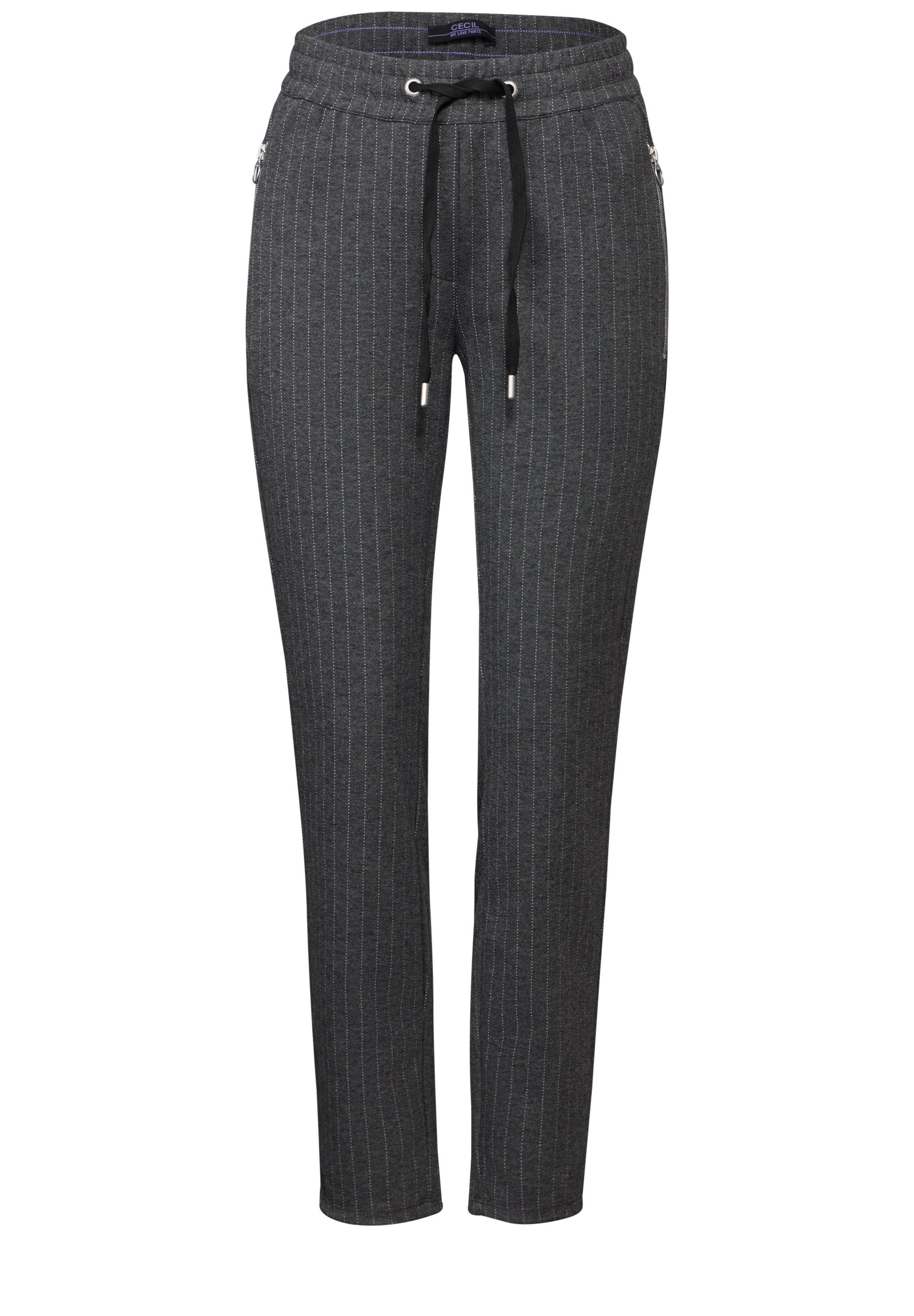 Cecil Stoffen broek Stijl Tracey in naaldstrepenlook