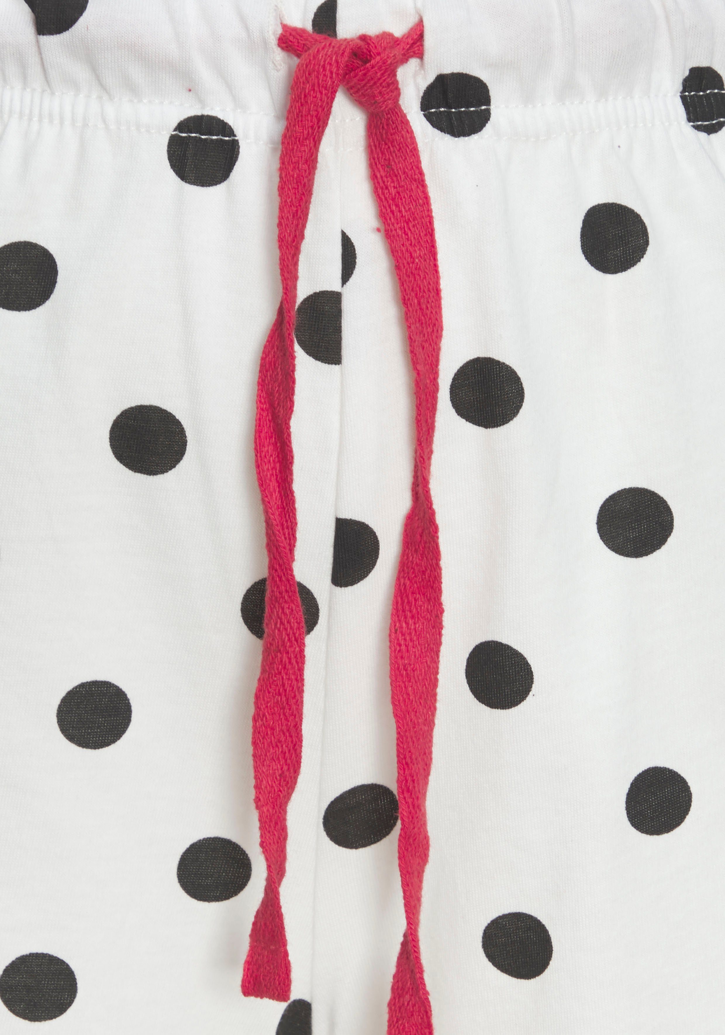 Vivance Dreams Pyjama met grote punten en sterretjes (4-delig, Set van 2)