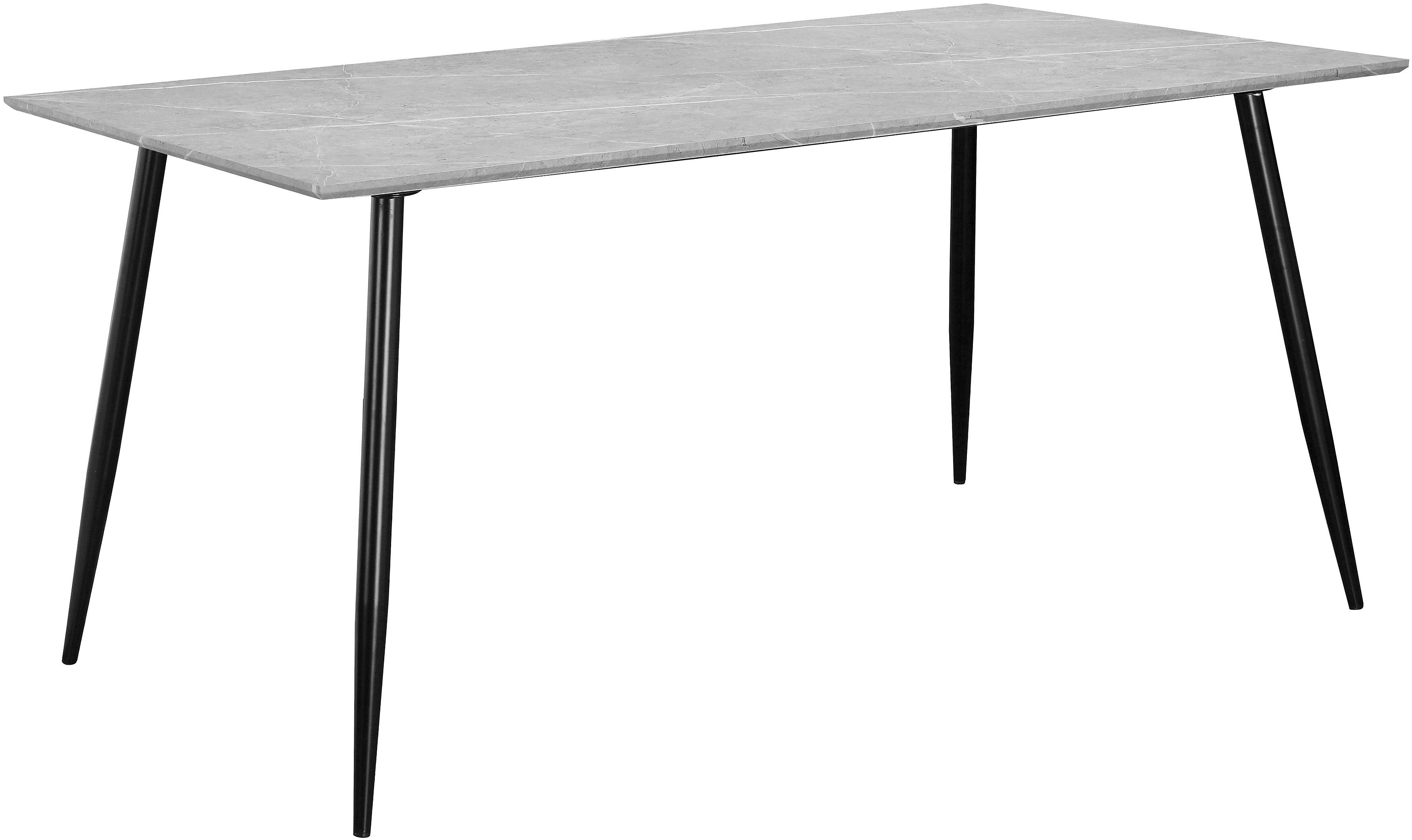 Leonique Eettafel Eadwine, Topseller! Frame van metaal, verschillende maten en kleuren, tafel, keukentafel (1 stuk)