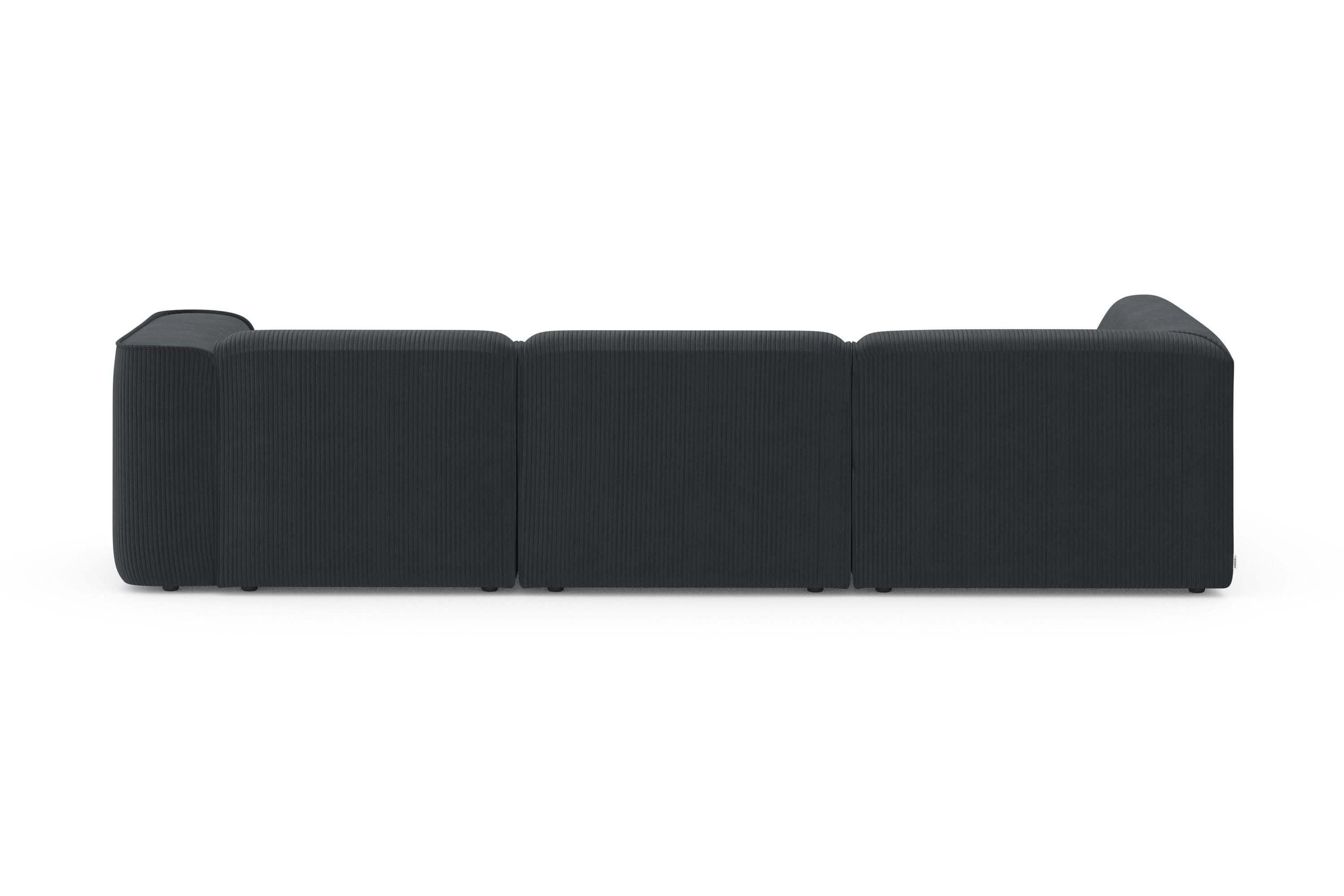 RAUM.ID Hoekbank Merid L-vorm, altijd uitbreidbaar met modules, B/D/H: 295/162/70 cm