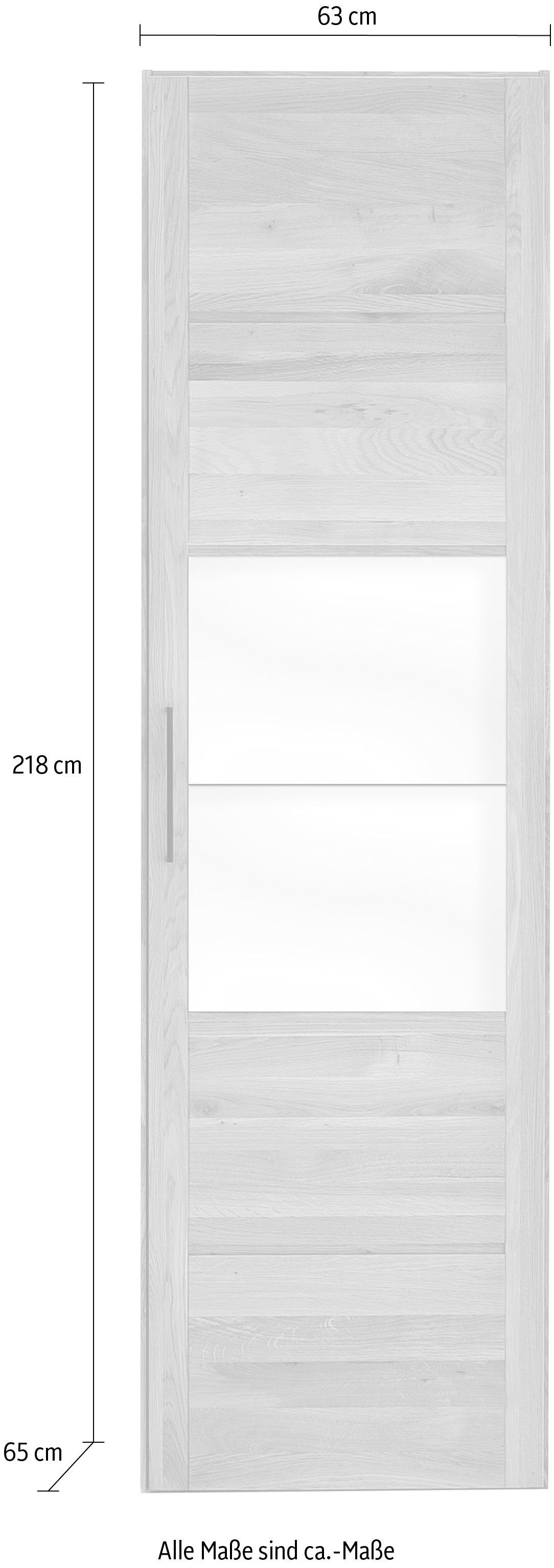 Home affaire Draaideurkast Chamara van massief eikenhout, in verschillende breedten, hoogte 218 cm