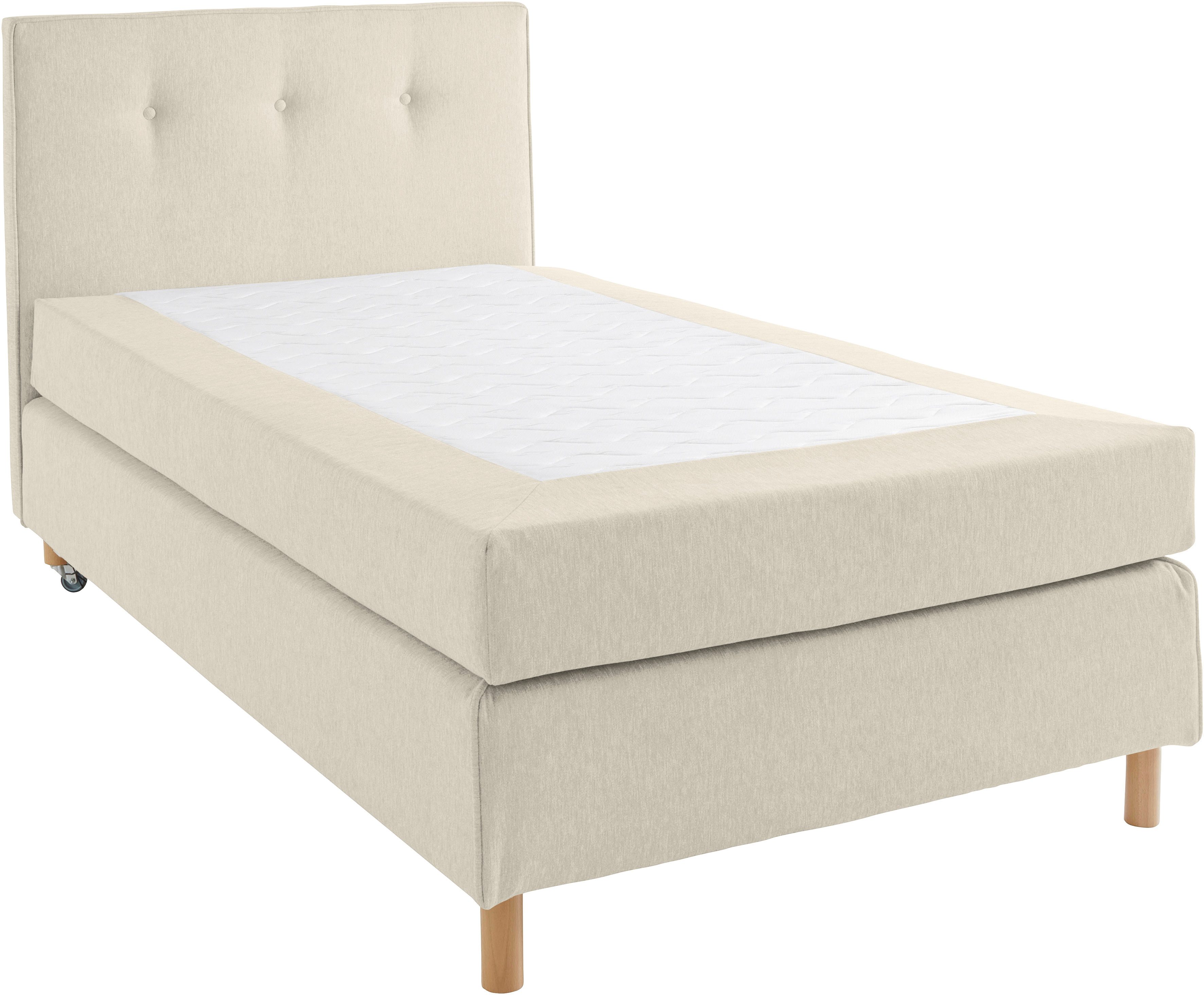 Home affaire Boxspring Heimatblick 100x200cm naar wens uitbreidbaar naar dubbel- en familiebest