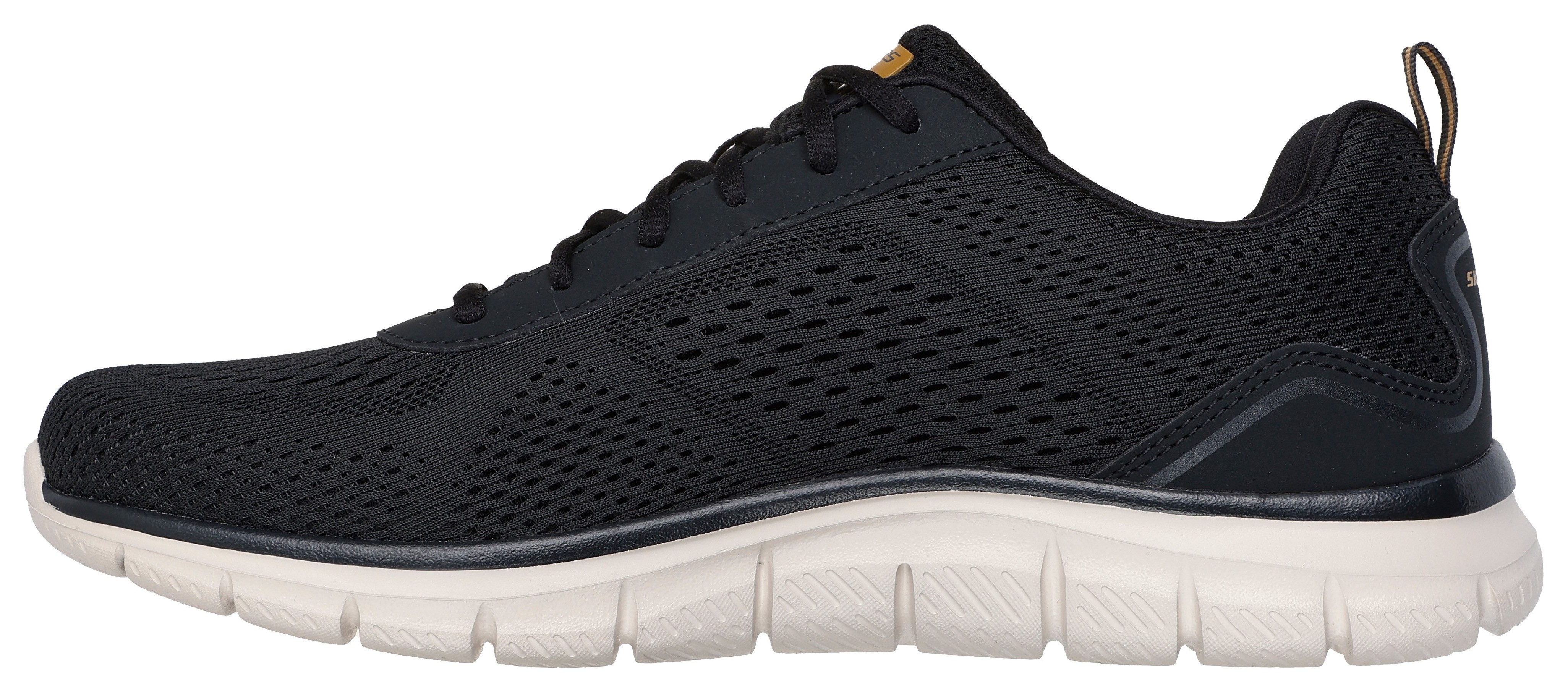 Skechers Veterschoenen TRACK-LESHUR Vrijetijdsschoen, trainingsschoen, instapschoen in materiaalmix