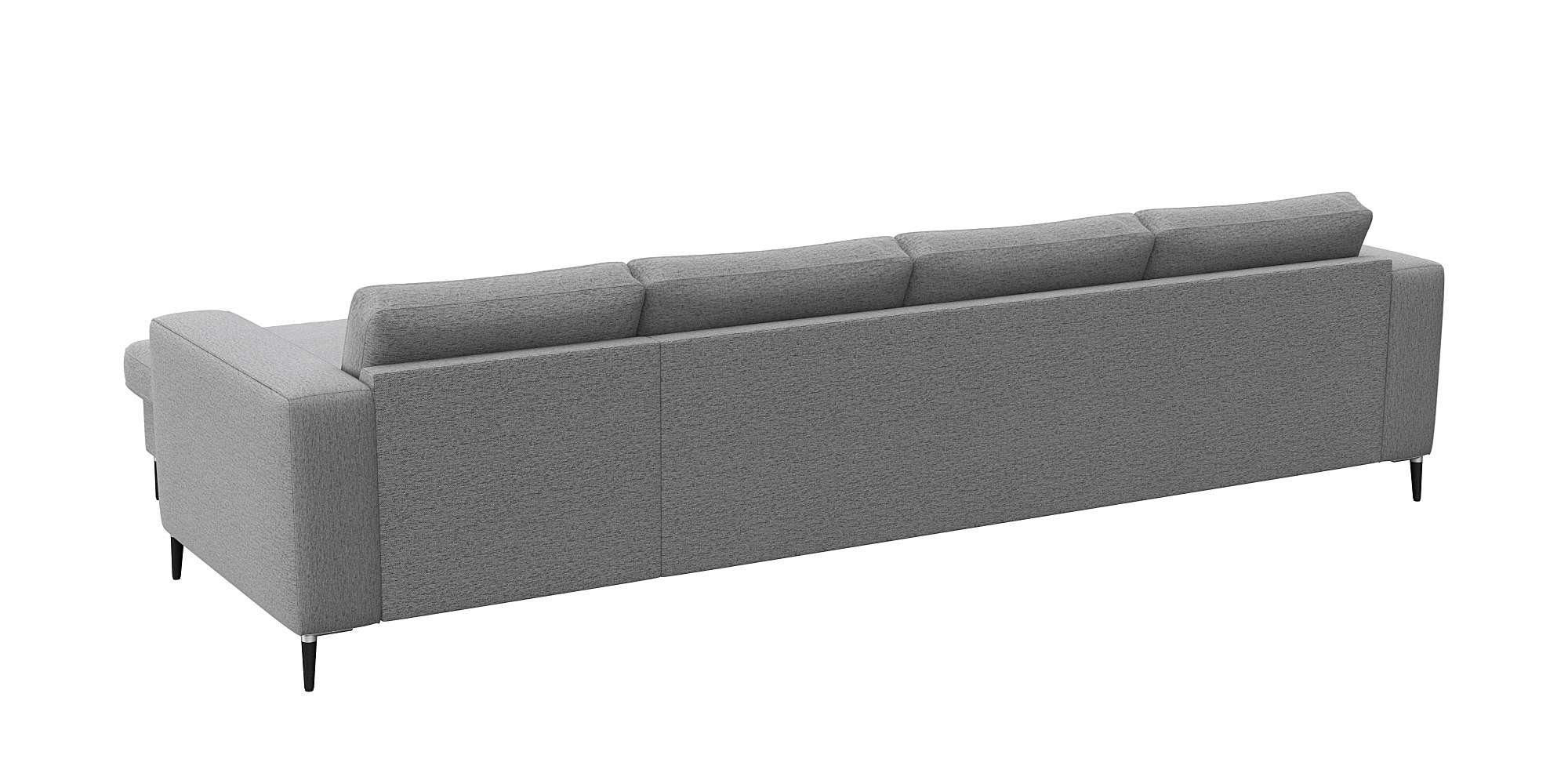 FLEXLUX Hoekbank Fiore, super zitcomfort door koudschuim in de zitting, L-vorm