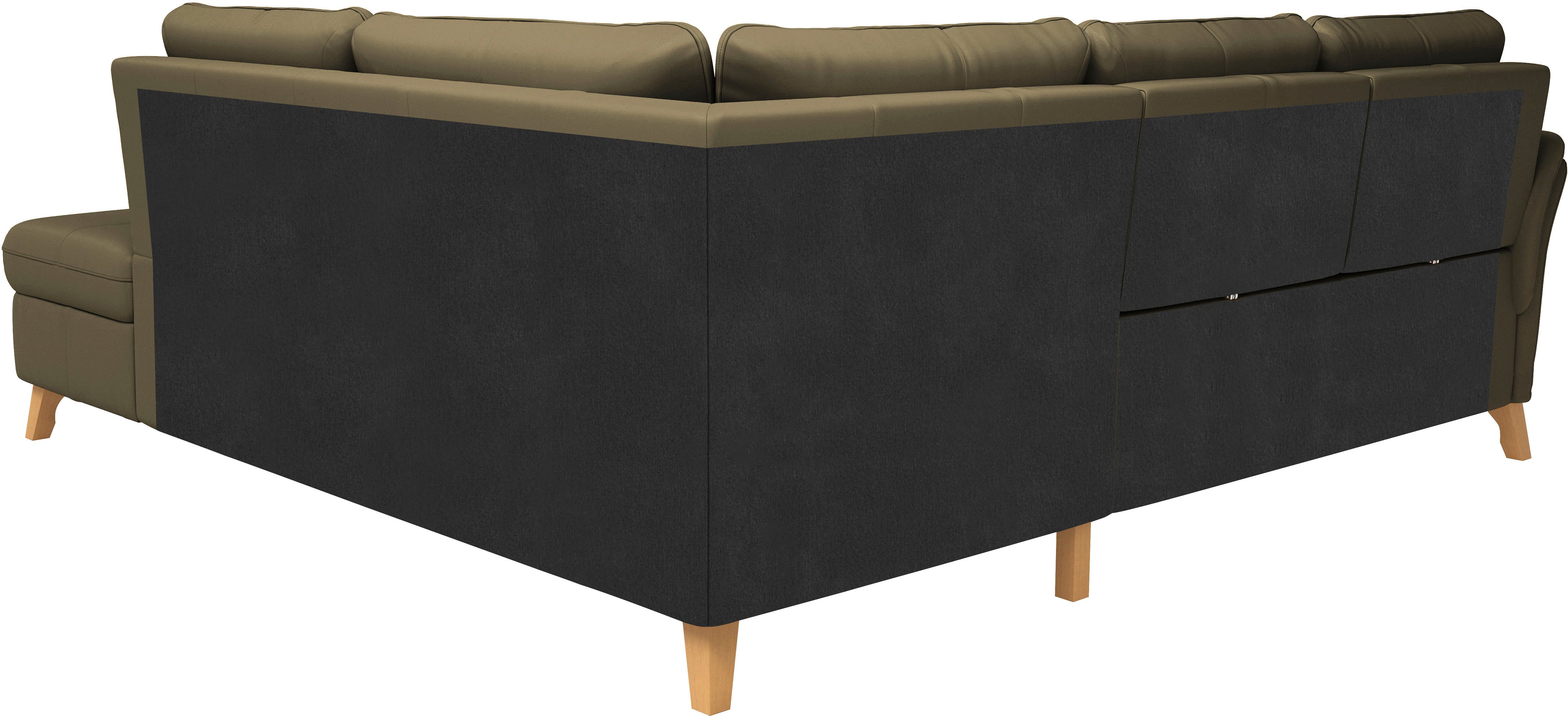 sit&more Hoekbank Göteborg inclusief zitdiepteverstelling, optioneel met bedfunctie & bedlade