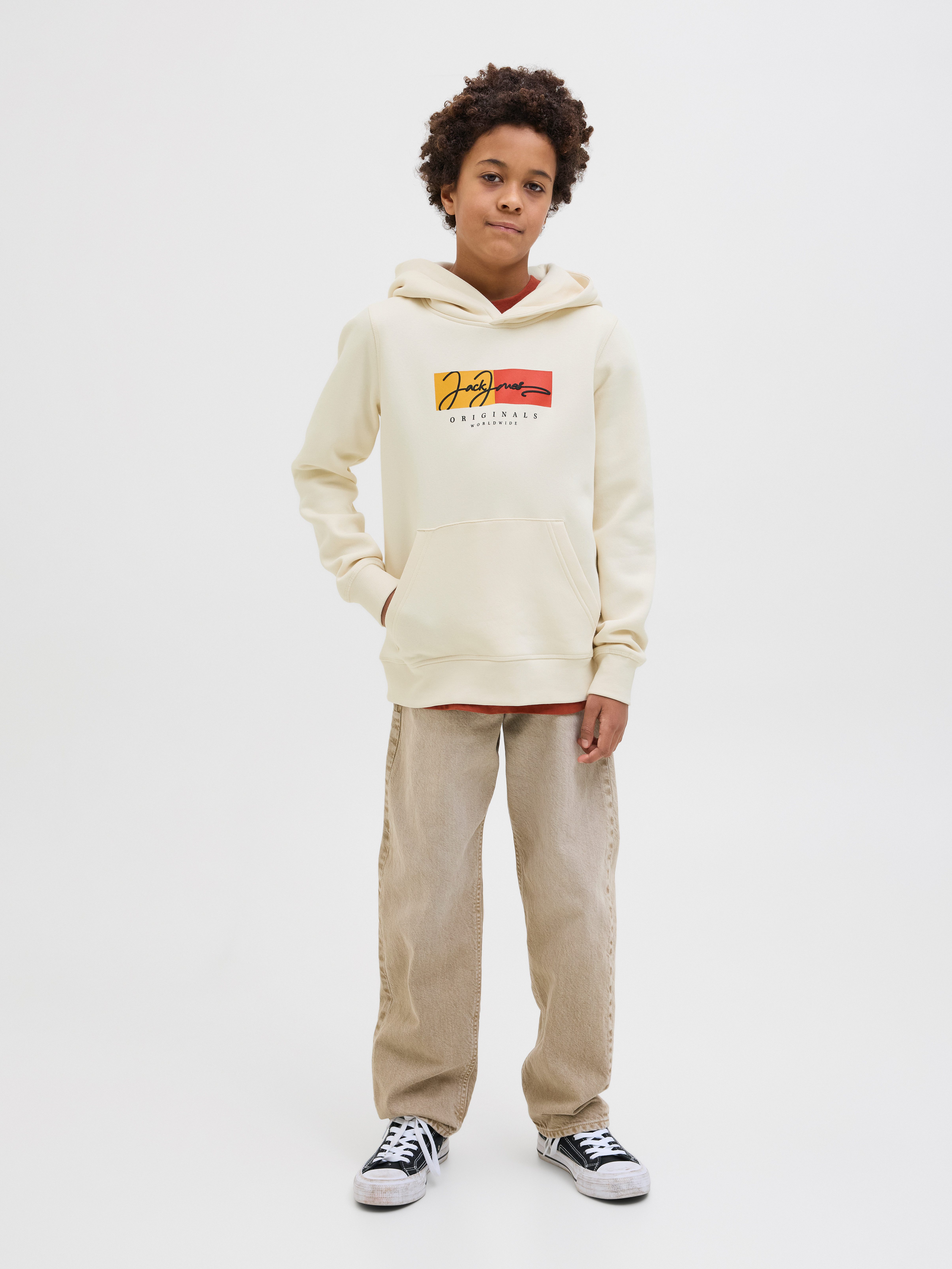 Jack & Jones Junior Hoodie JORFREDERIKSBERG BOX SCI SW.H SN UNB JNR