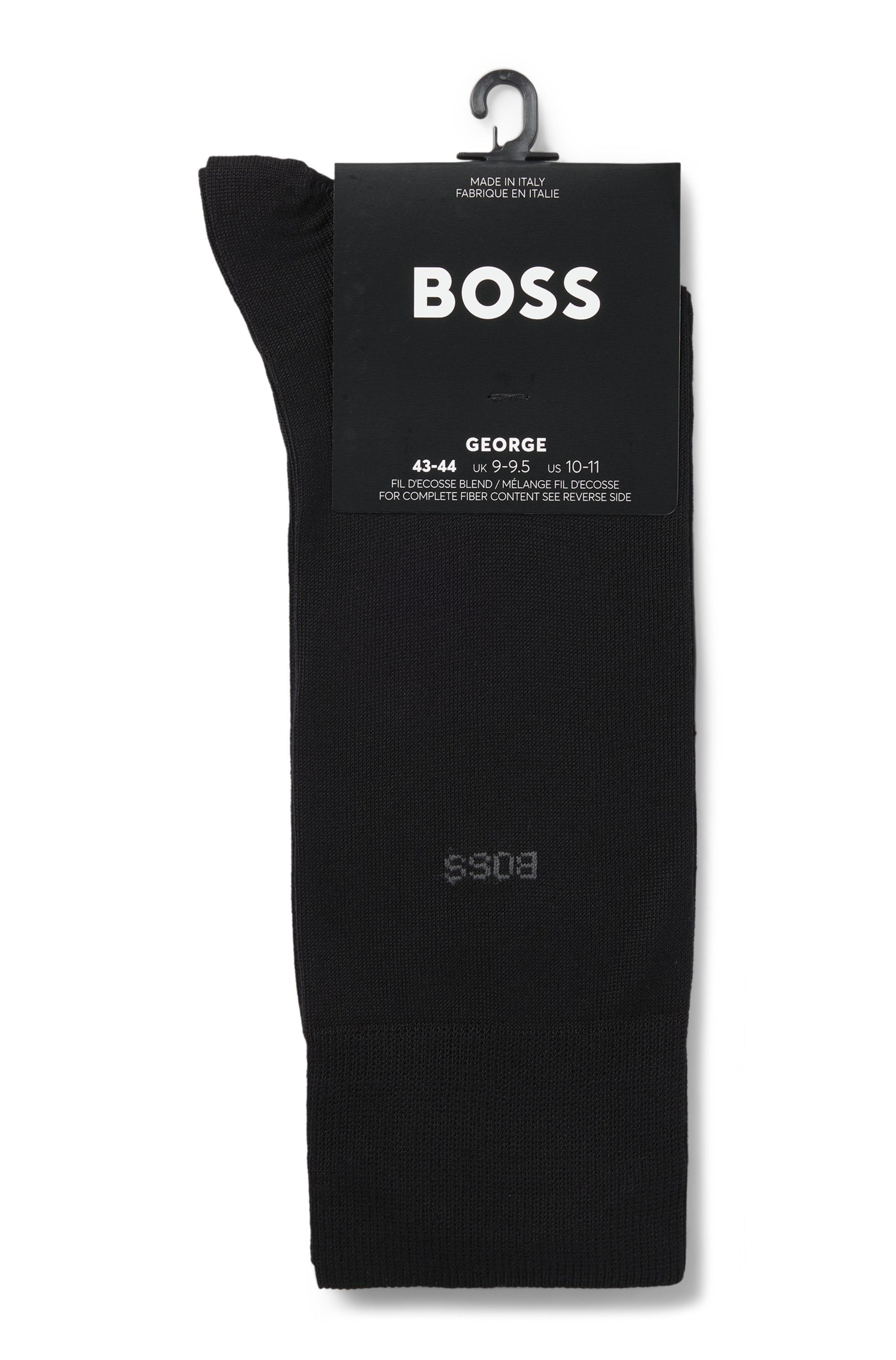 BOSS Business-sokken George RS Uni MC met subtiele, gebreide boss logo-opdruk (set)
