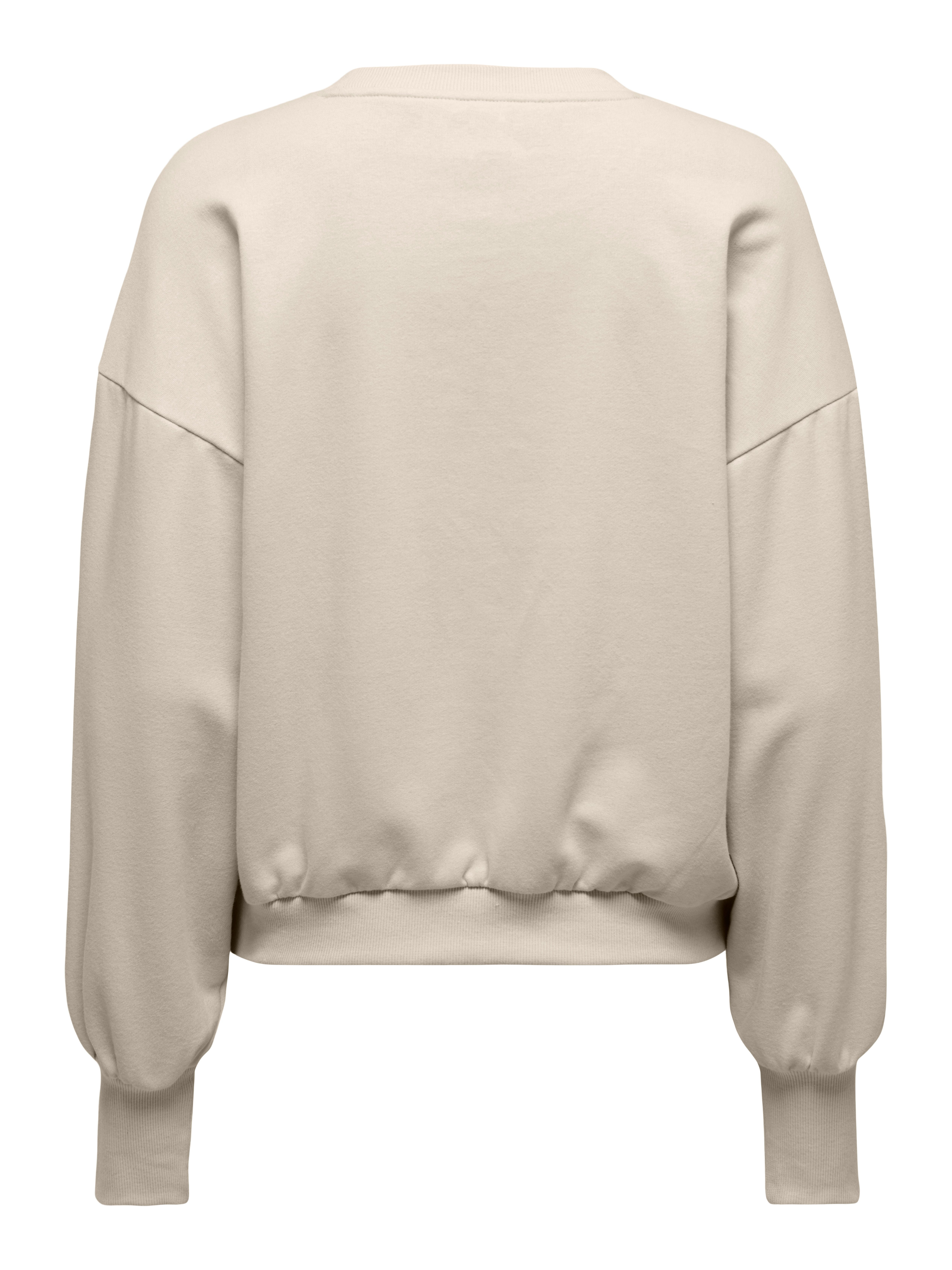 Only Sweatshirt ONLBROOKE L/S O-NECK DETAIL SWT NOOS