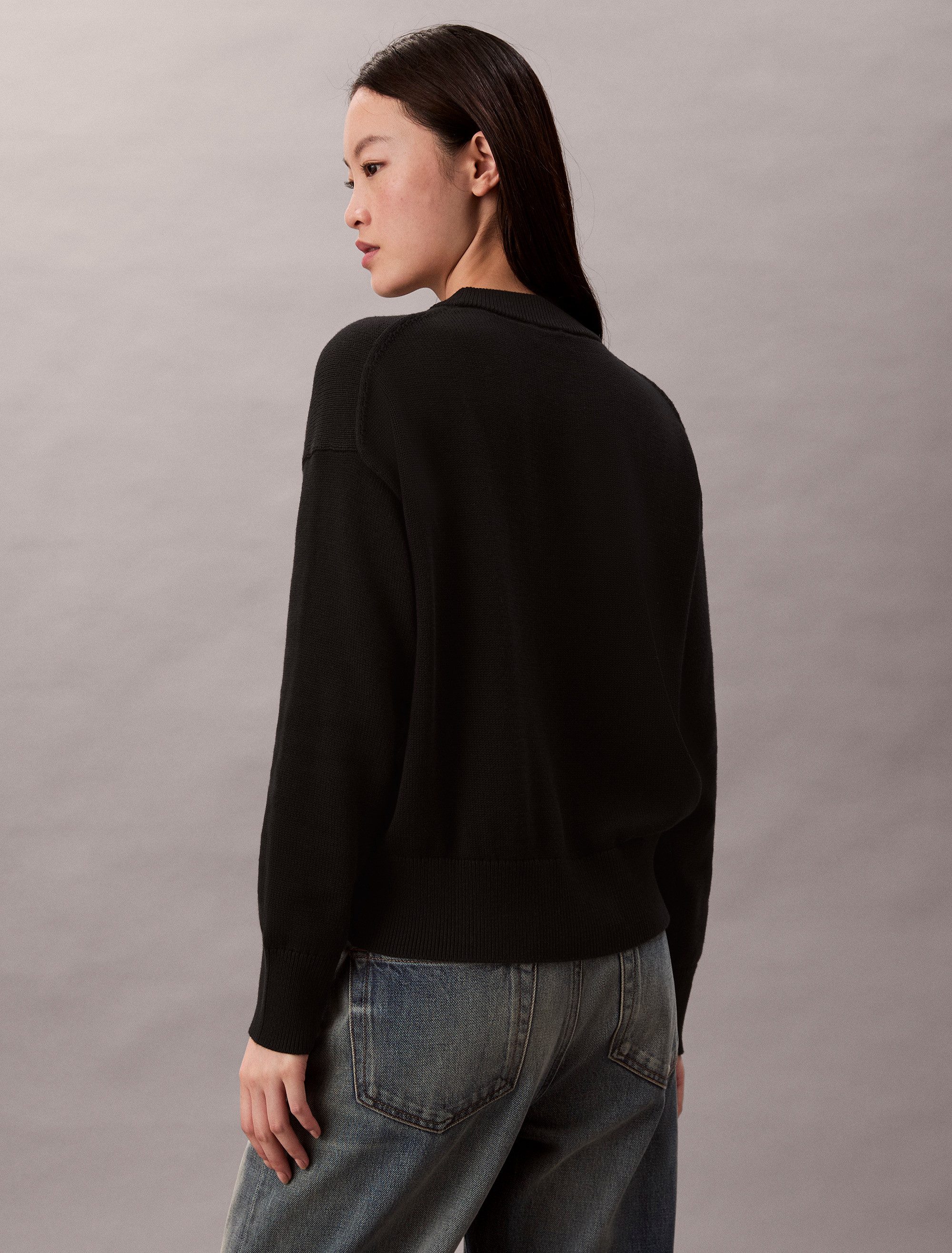 Calvin Klein Gebreide trui Cotton Graphic Pullover