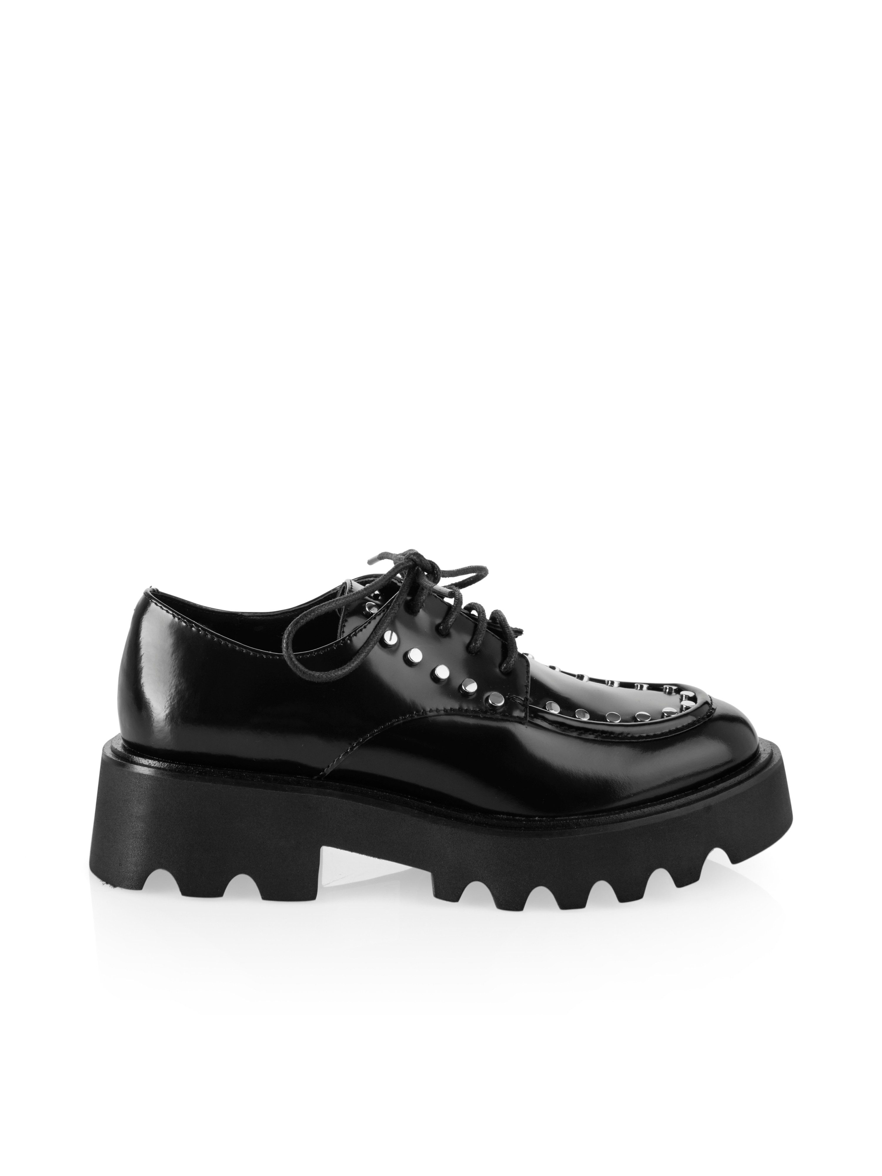 Marc Cain Veterschoenen Sports Check It Up! Chunky sneaker, mocassin, veterschoen met plateauzool