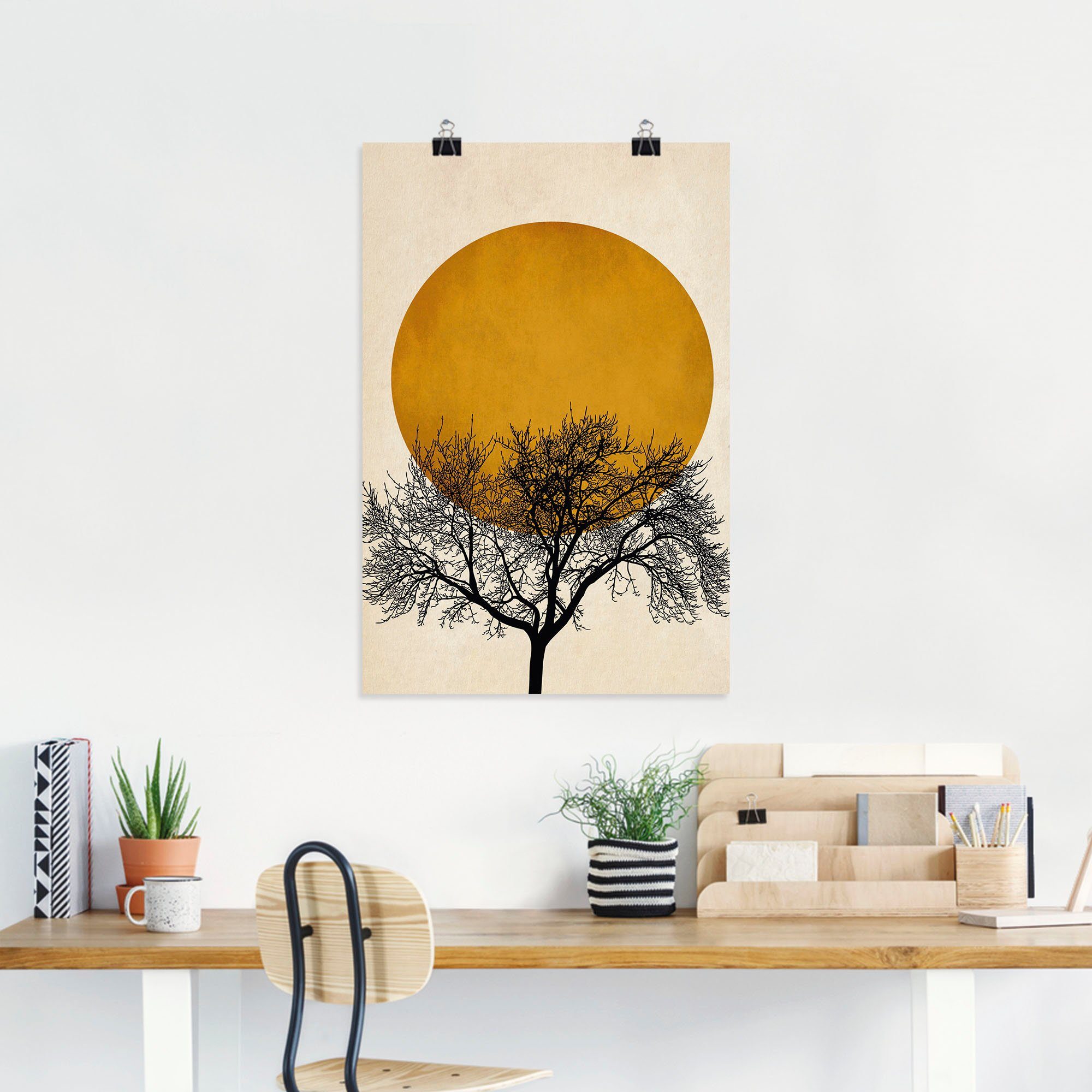 Artland Artprint Winterochtend als artprint op linnen, poster, muursticker in verschillende maten