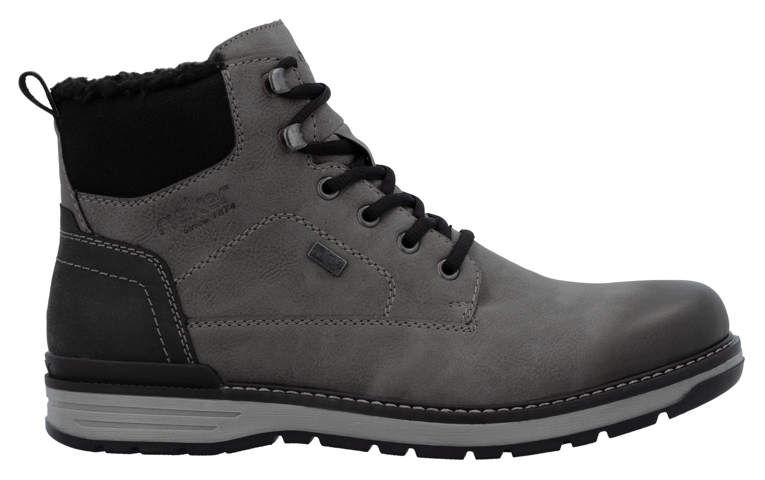 Rieker Winterlaarzen Winter enkellaars, veterlaarzen met waterafstotend riekerTEX-membraan