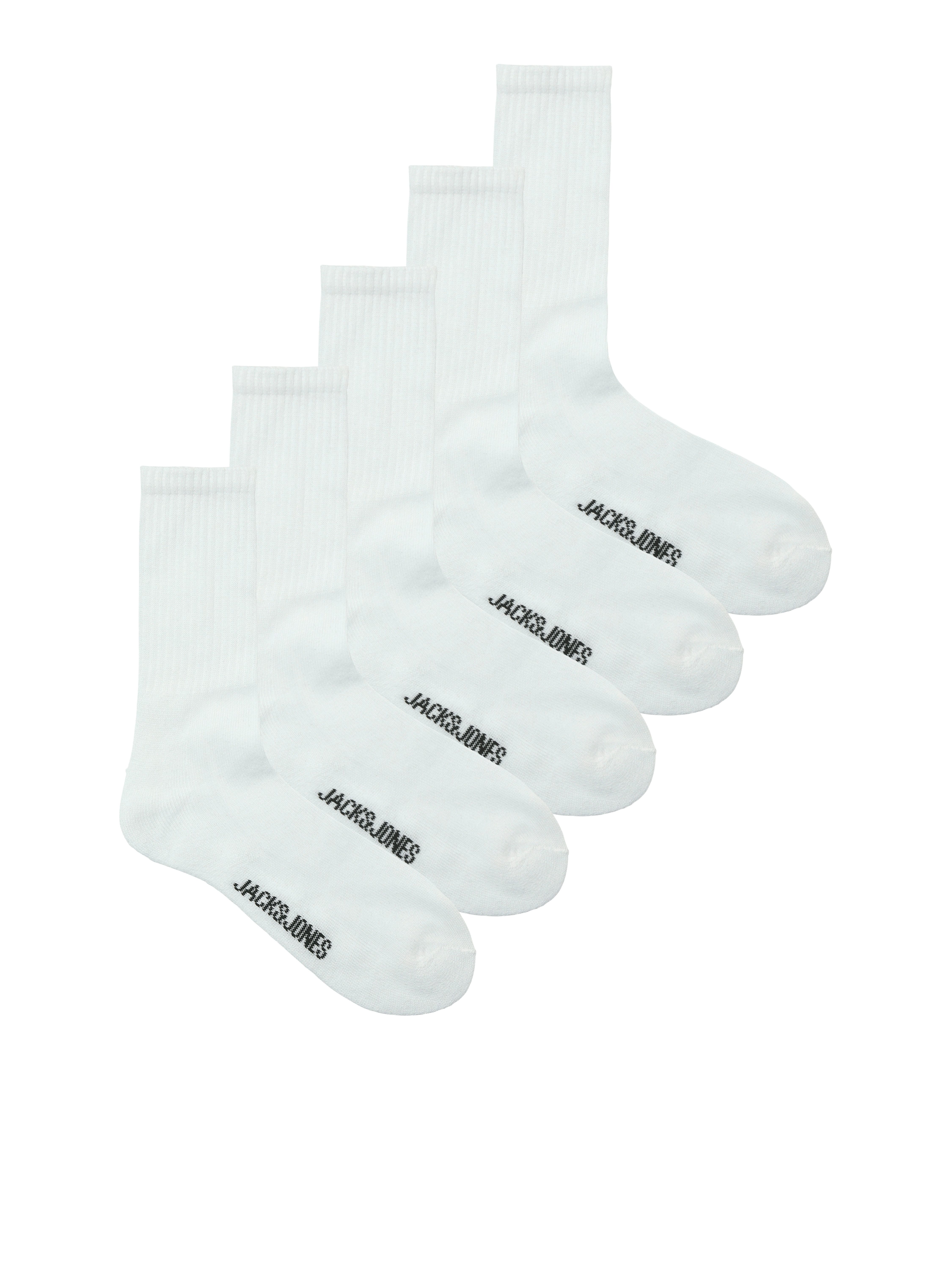 Jack & Jones Tennissokken JACREGEN TENNIS SOCK 5 PACK NOOS (set, 5 paar)