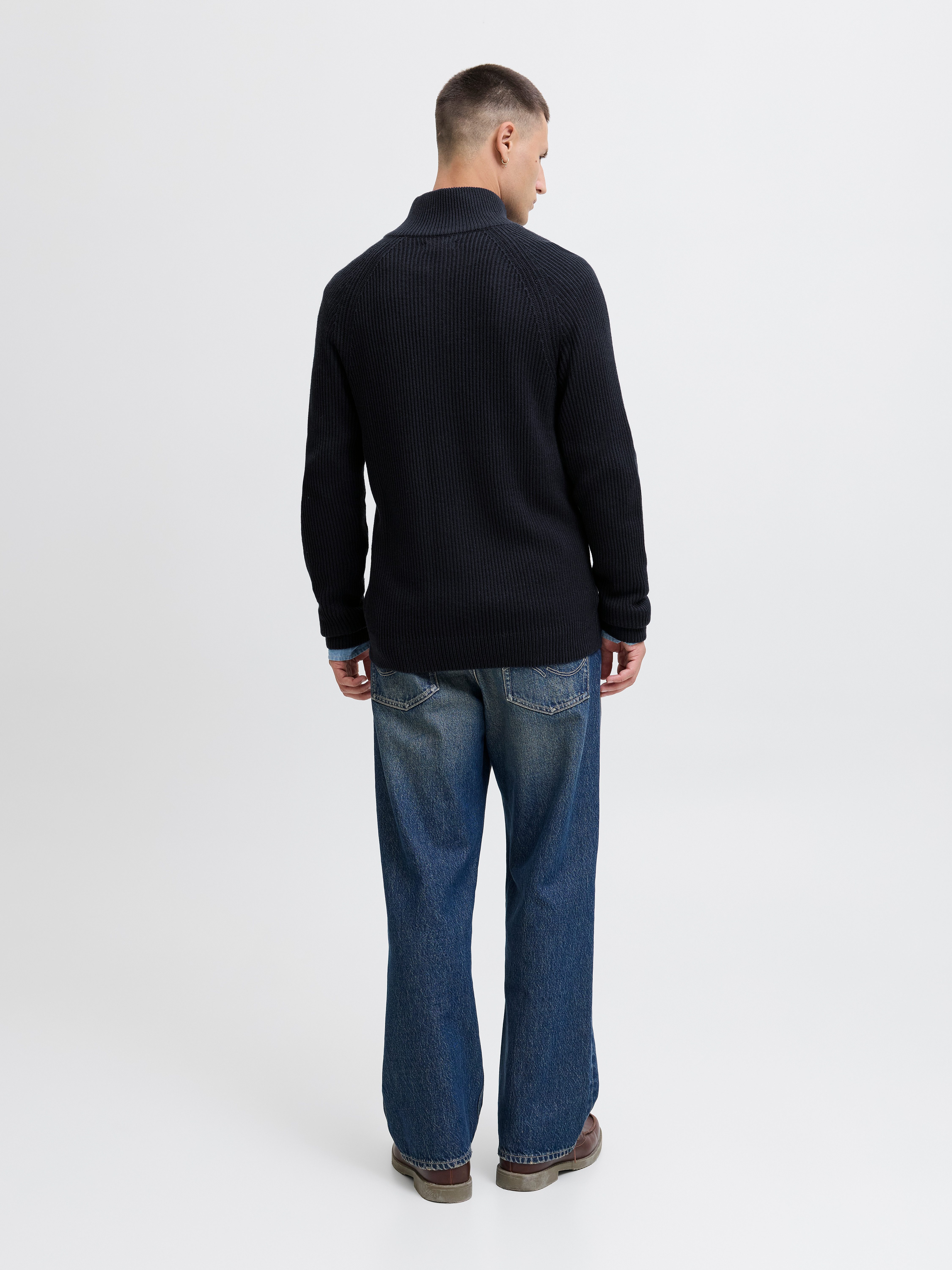 Jack & Jones Vest JJPANNEL KNIT ZIP CARDIGAN AW25