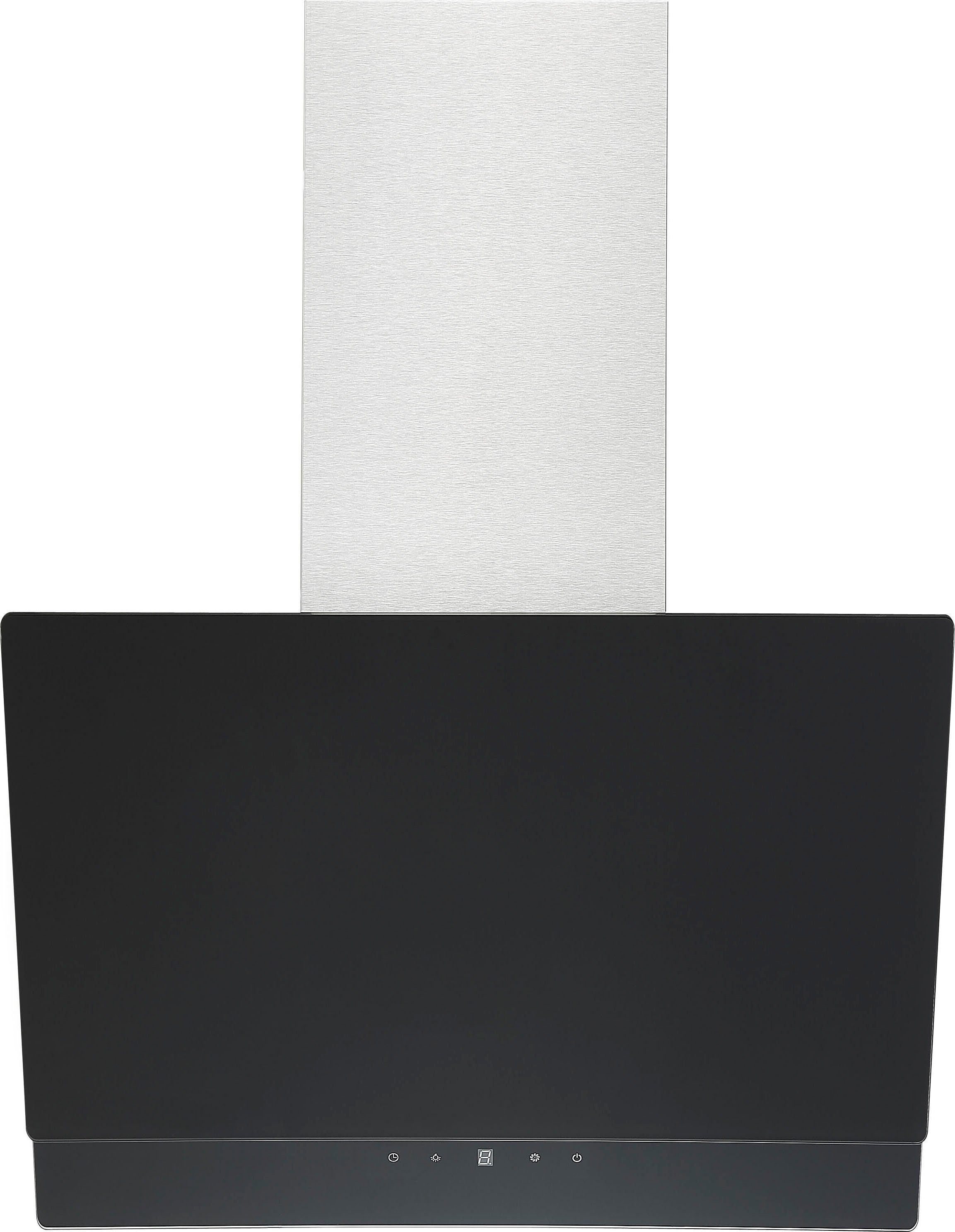 RESPEKTA Schuine wandkap CH 77060 60 cm, 3 vermogensniveaus, led-verlichting, geschikt voor afzuiging en recirculatie