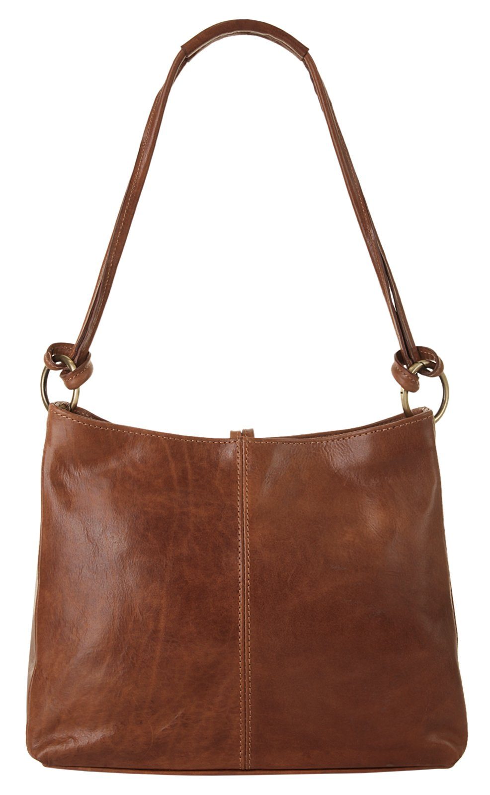 Piké Shopper echt leer, made in italy