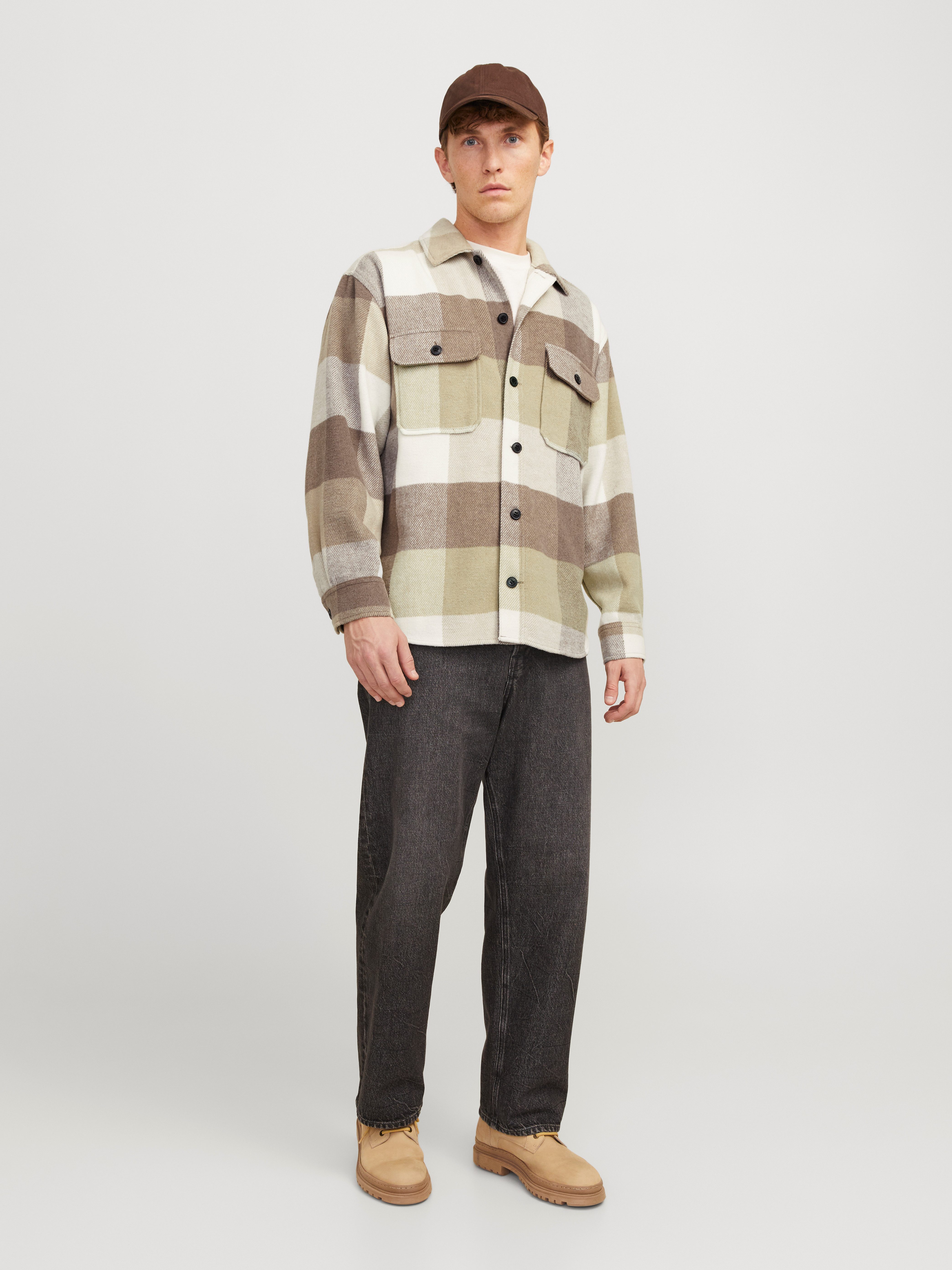Jack & Jones Overhemd met lange mouwen JJEBRADLEY OLLIE OVERSHIRT LS NOOS
